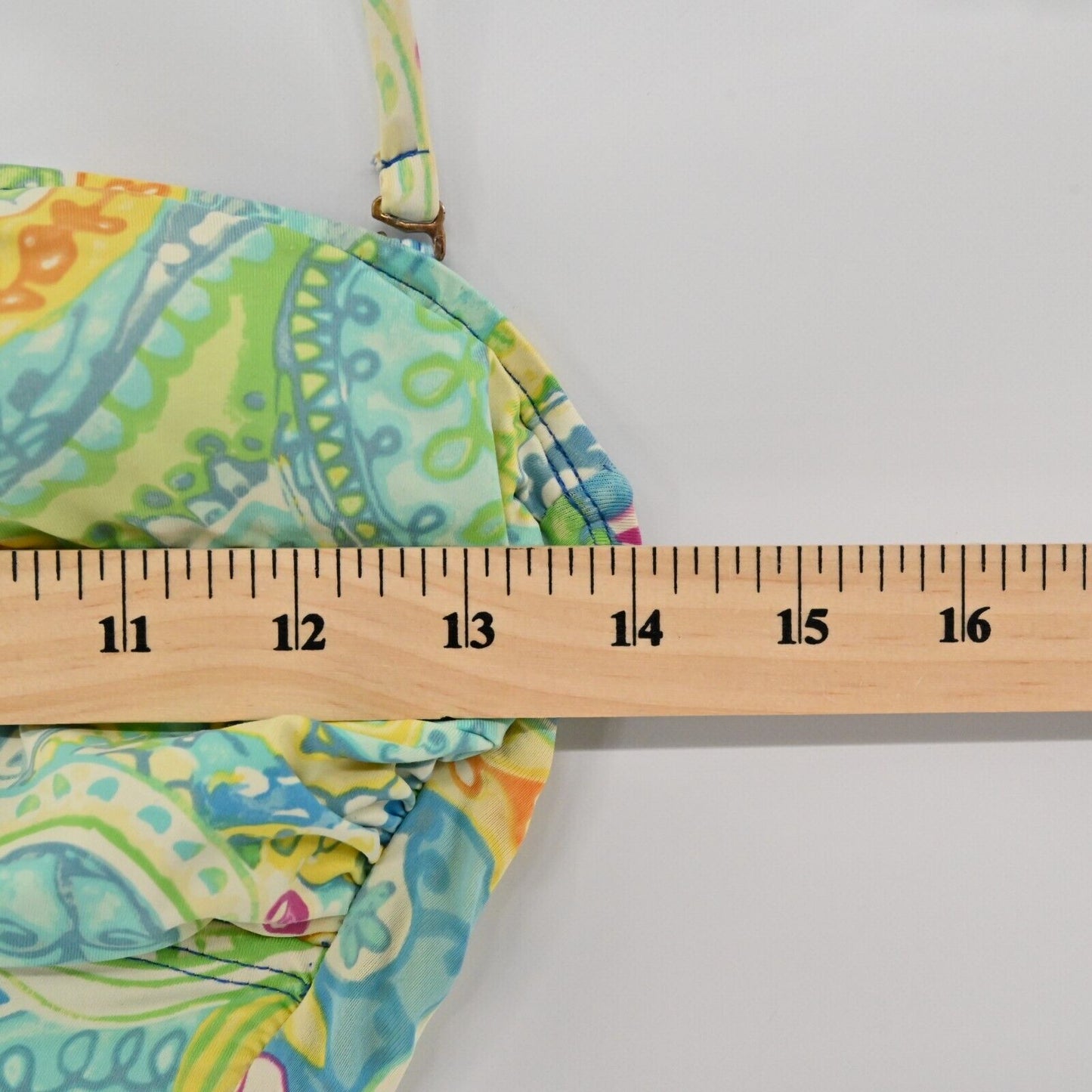 LRL Womens Size S Paisley Print Tankini Swimsuit Top Multicolor RALPH LAUREN