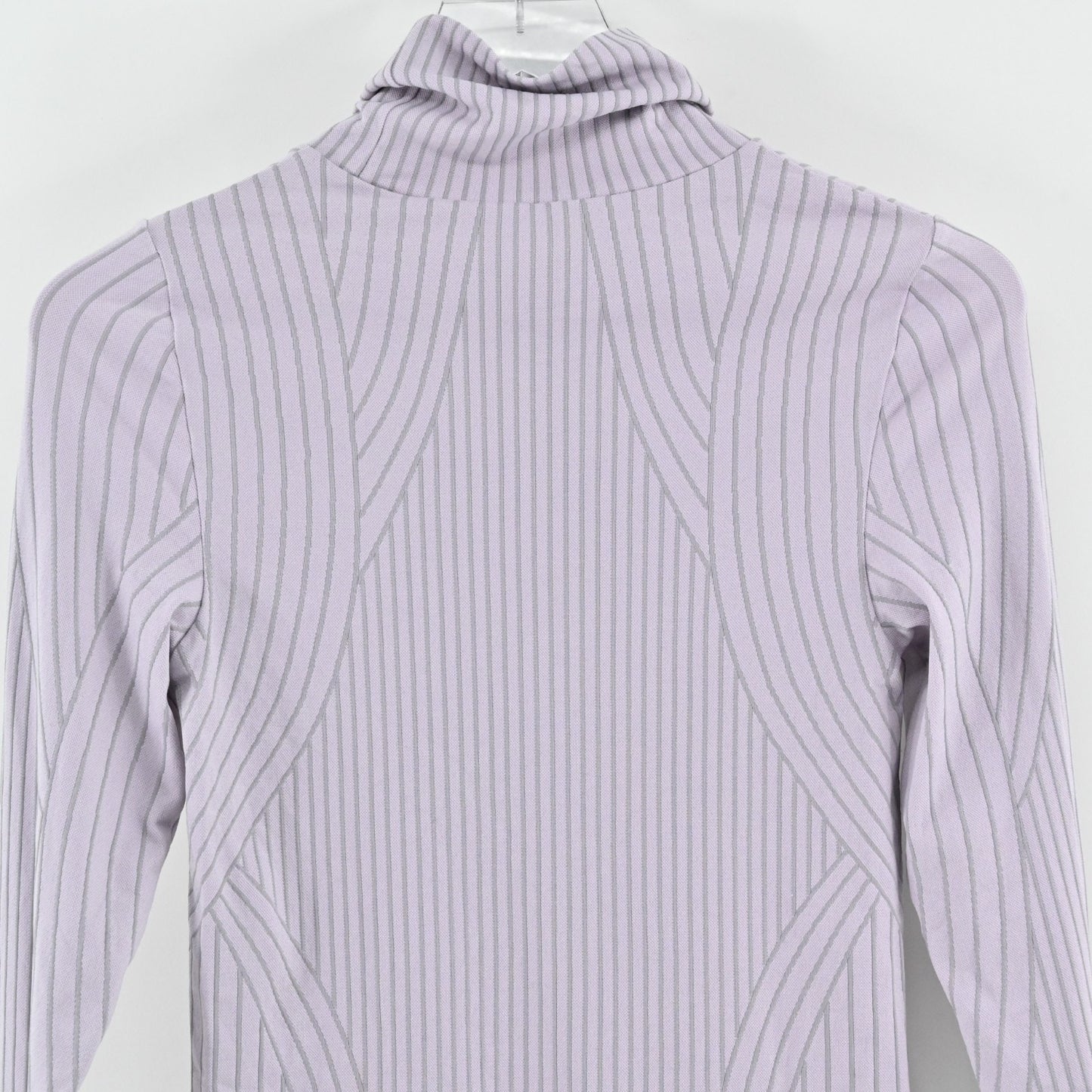 Athleta Flurry Endeavour Rib Turtleneck Top Size XS Purple Warm Long Sleeve Ski