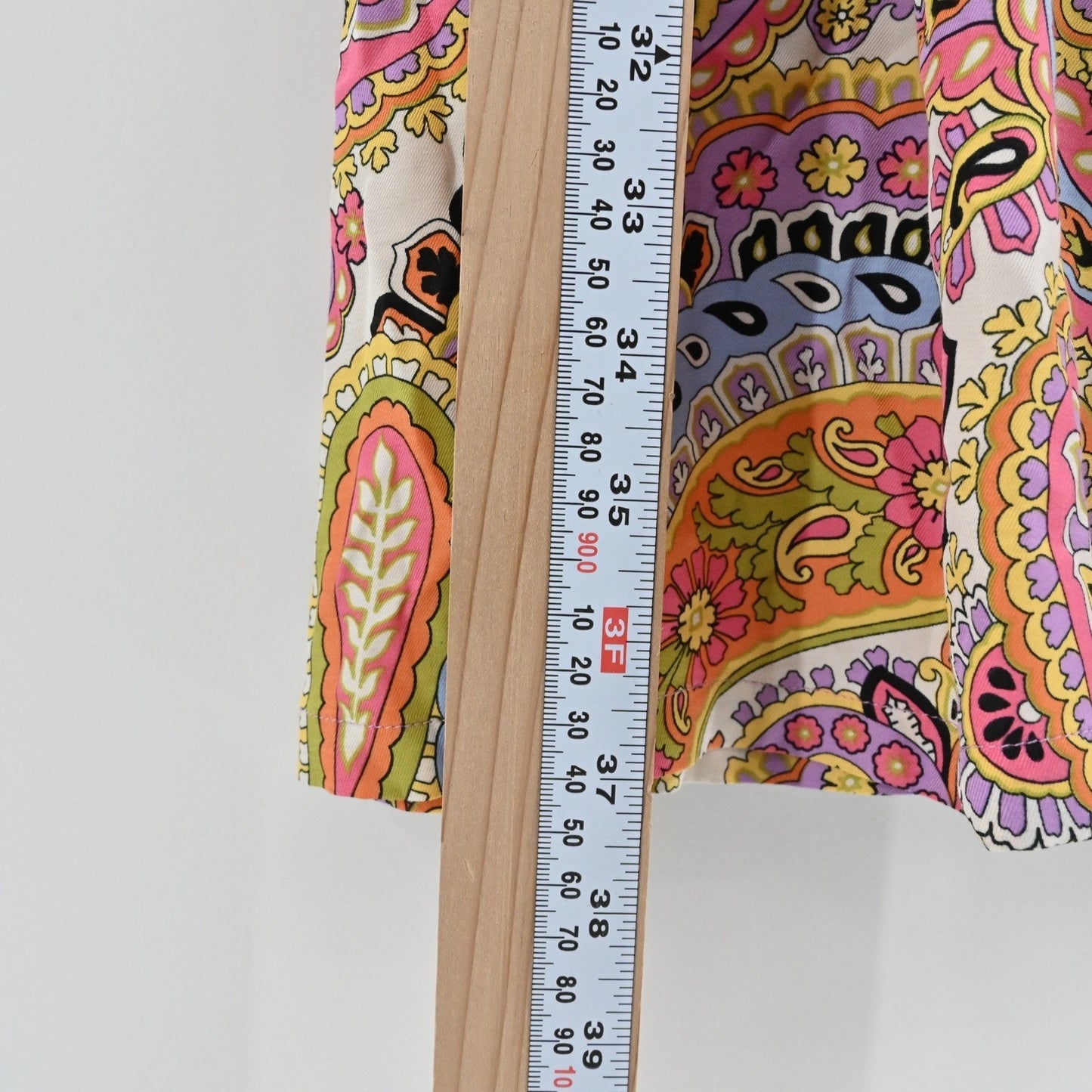 Marella Primavera Alacre Belted Paisley Dress Size 8 Wanderlust Kimono Sleeve