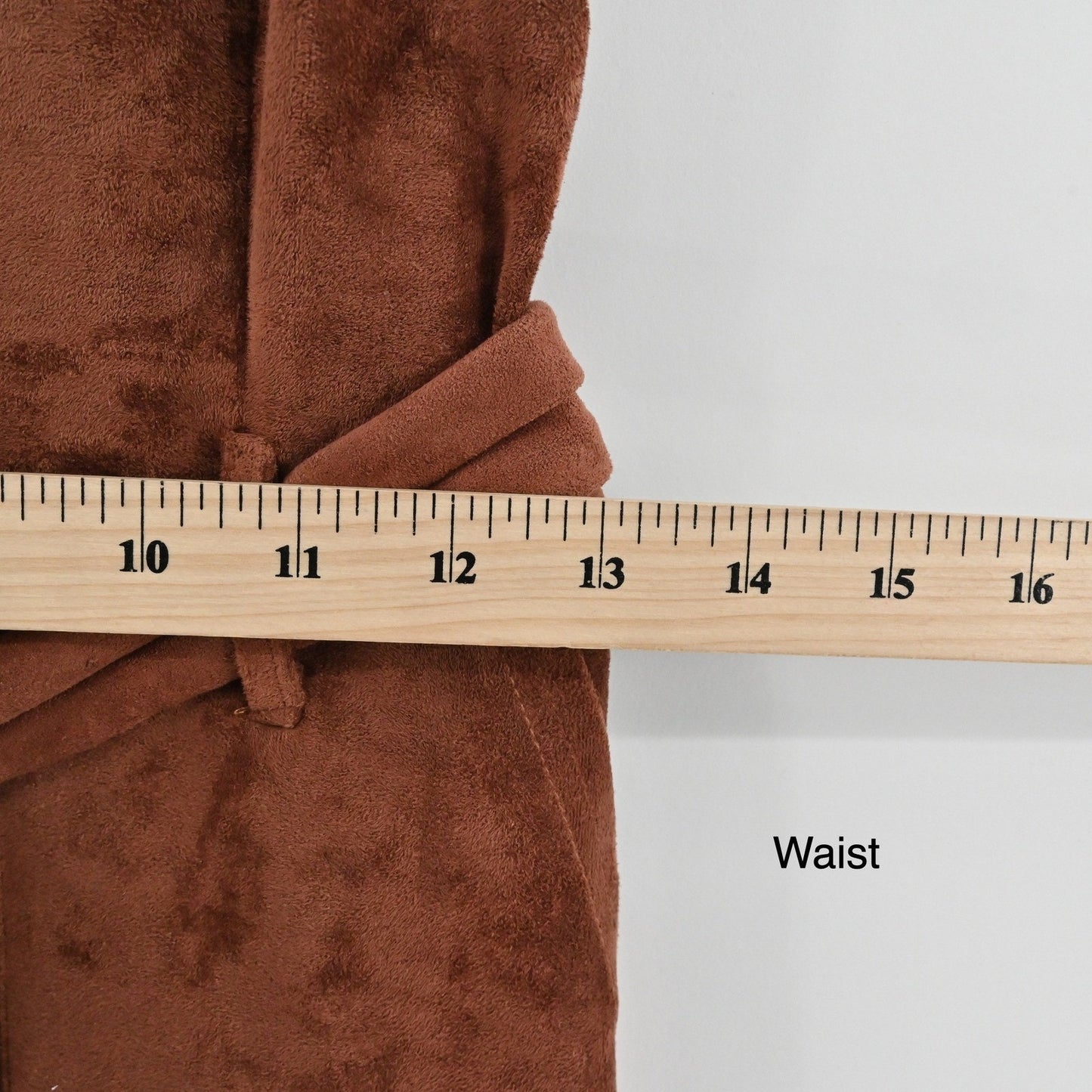 Anthropologie Womens Suede Jumpsuit Size XSP Brown Polished Sleeveless Belted