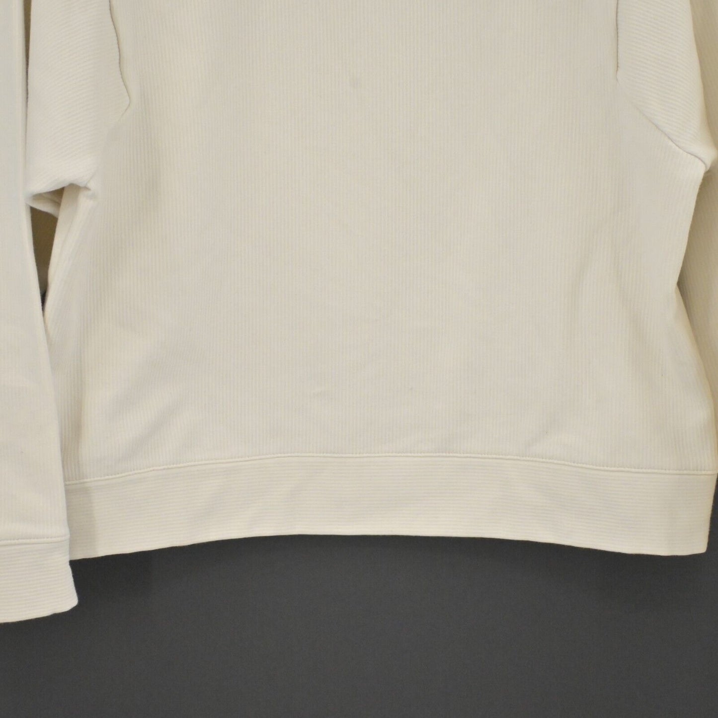 MADEWELL Sweatshirt Womens Size Medium Mock Neck Long Sleeve Ivory Cozy Casual