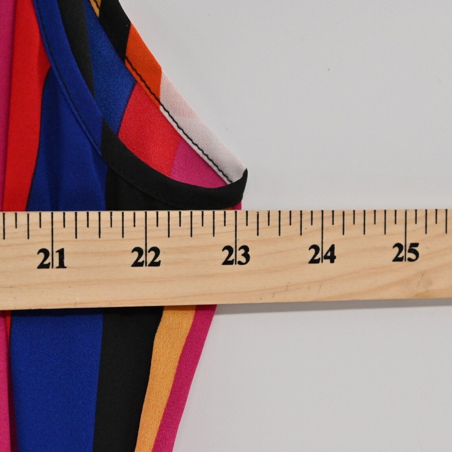 CITY CHIC Dress Womens Size L/20 Stripe VNeck Spaghetti Strap Embracing Wrap NEW