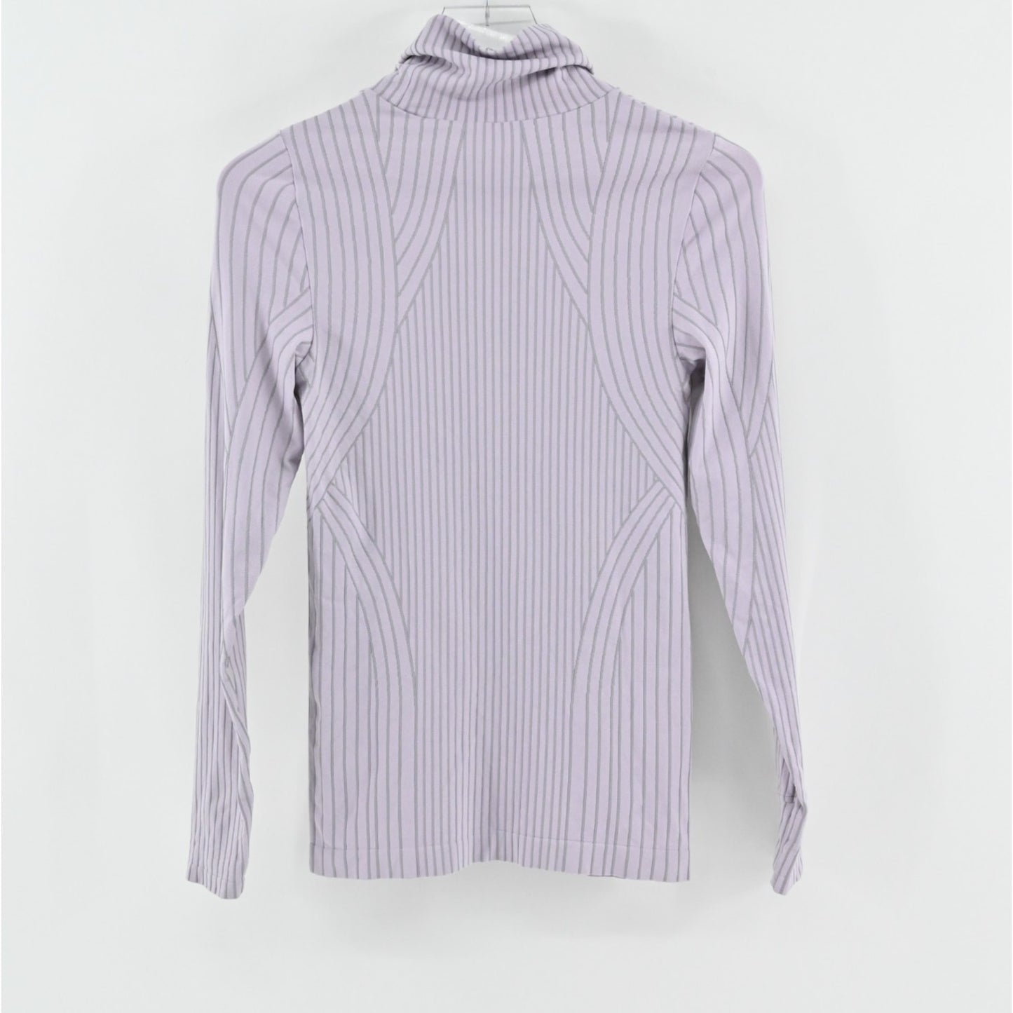 Athleta Flurry Endeavour Rib Turtleneck Top Size XS Purple Warm Long Sleeve Ski