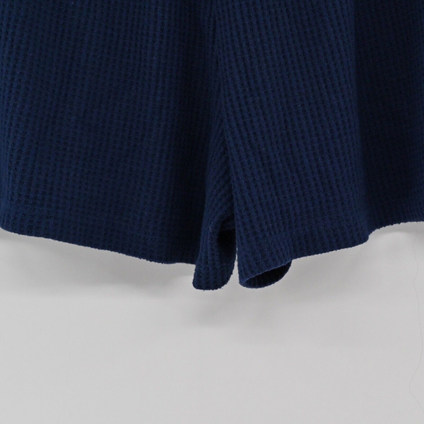 ANTHROPOLOGIE Shorts Womens Size S Blue Wendy Waffle Knit Lounge SATURDAY SUNDAY