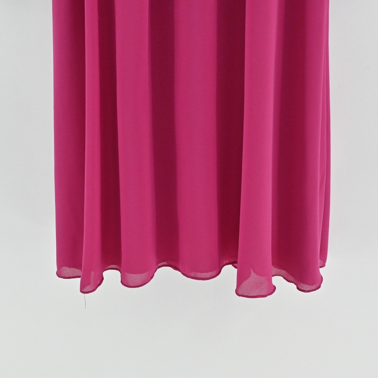 Vintage 70s 80s Blouson Evening Midi Dress Sz 10 Pink Beaded Sequin Puff Sleeve