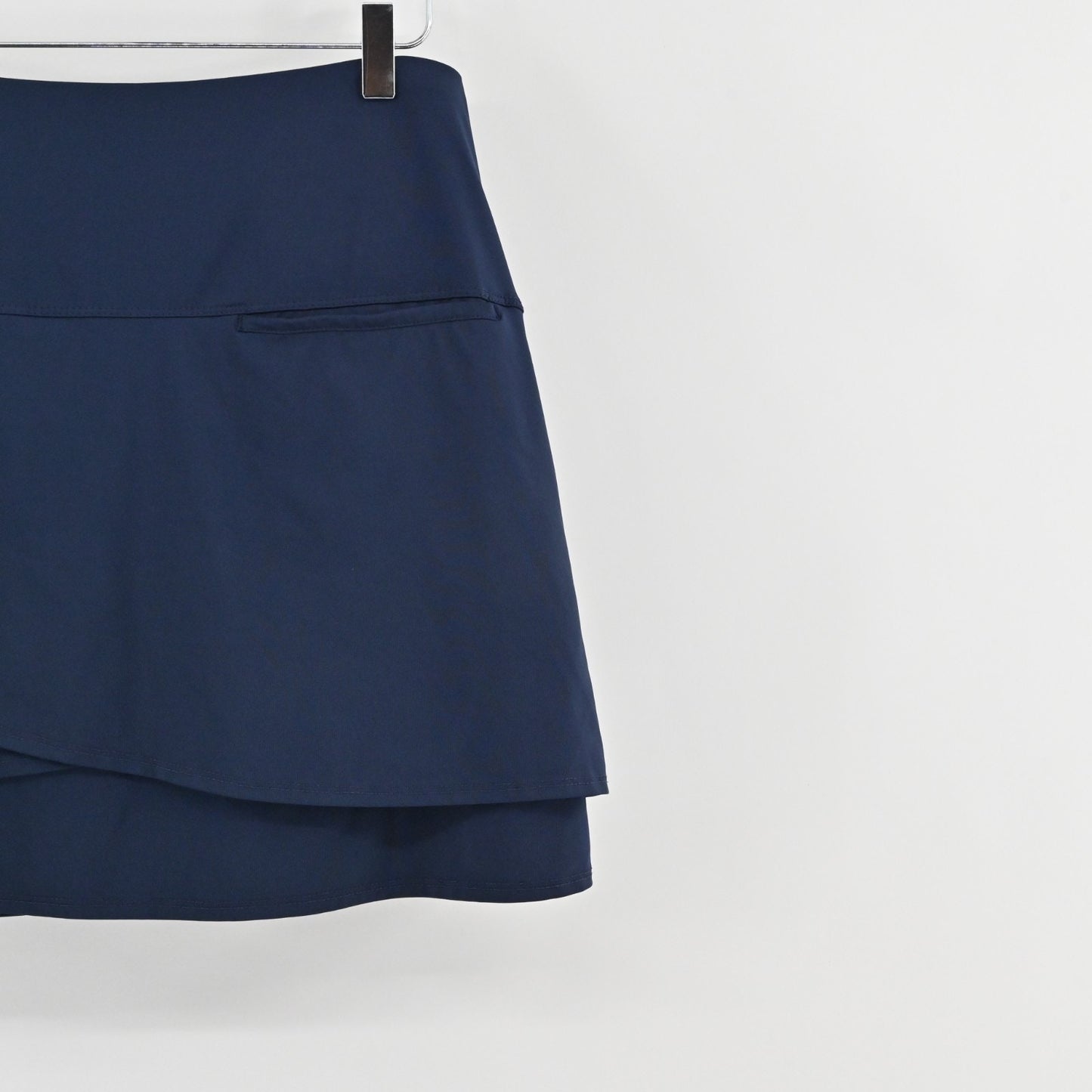 Lucky in Love Scallop Short Golf Skort Size L Navy Tennis Athletic Pickle Ball