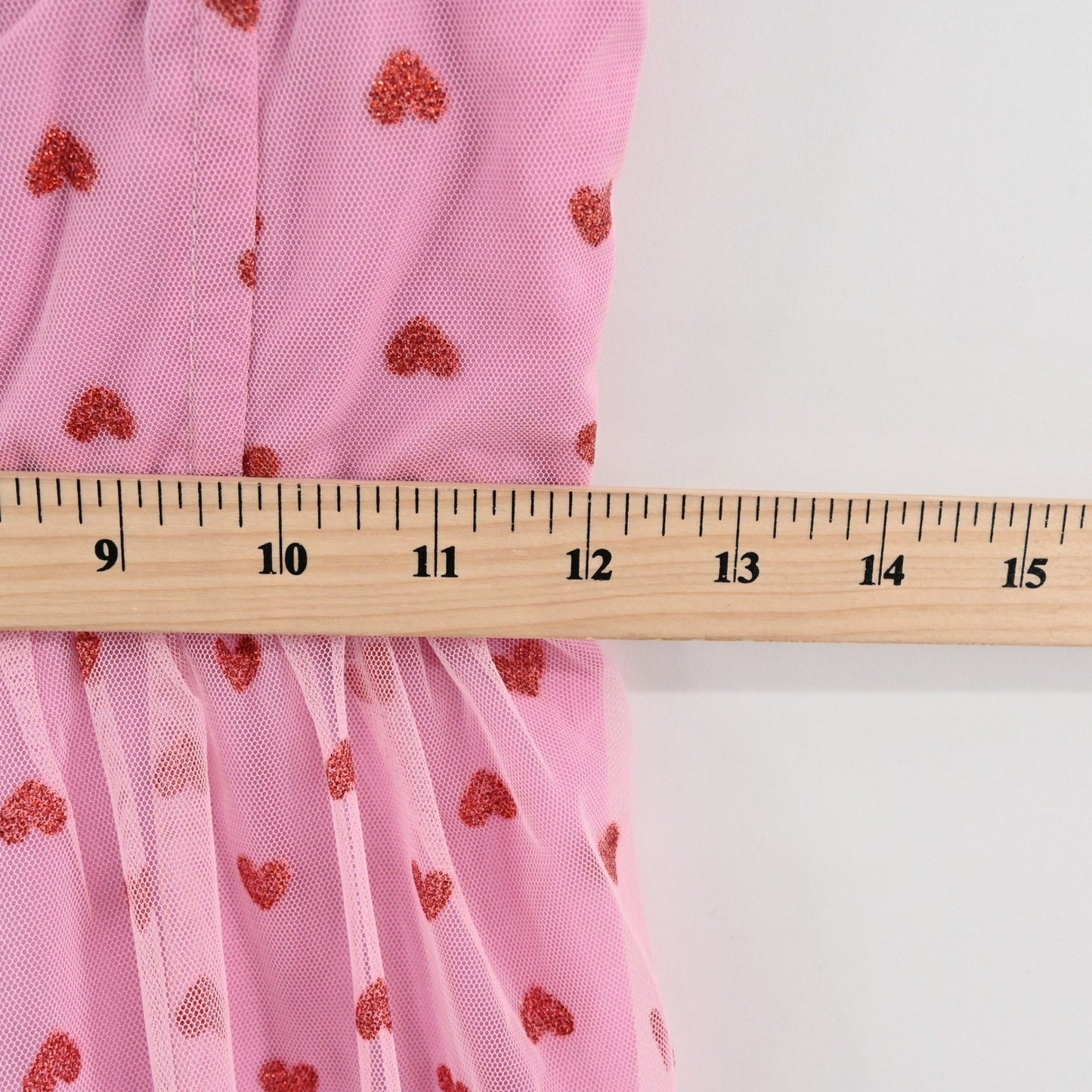 Betsey Johnson Foil Printed Tiered Sweetheart Dress Size 2 Heart Pink Romantic