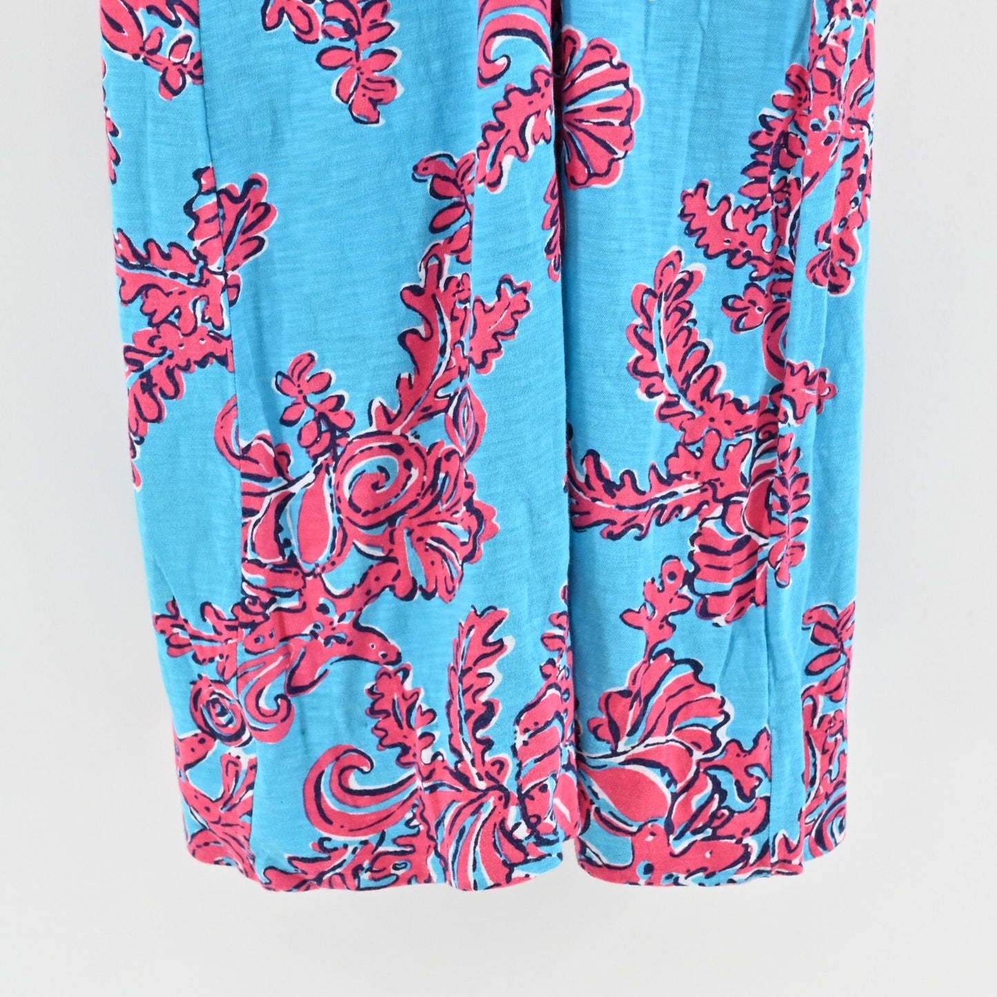 LILLY PULITZER Dress Size S Shore Searulean Blue Rhode Island Reef Sleeveless