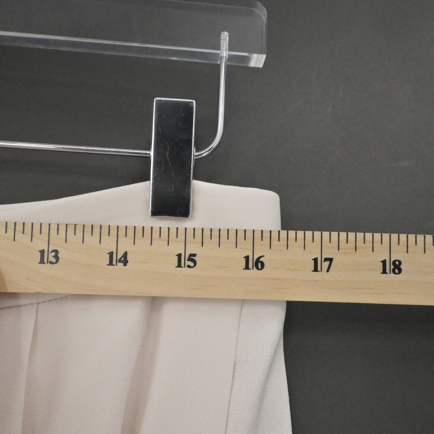 DKNY Pants Womens Size 10 Wide Leg Pleat Font Blush Pink Trouser High Waisted