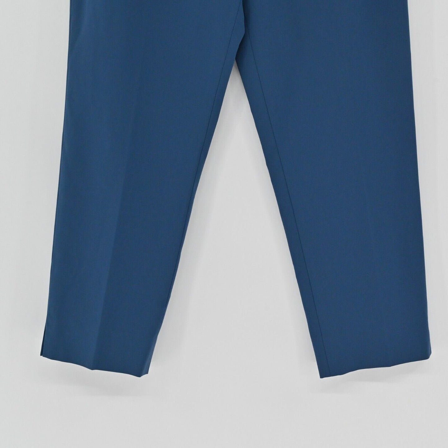 LAFAYETTE 148 Pants Womens Sz 8 Blue High Waisted Pull On Stretch Straight Ankle