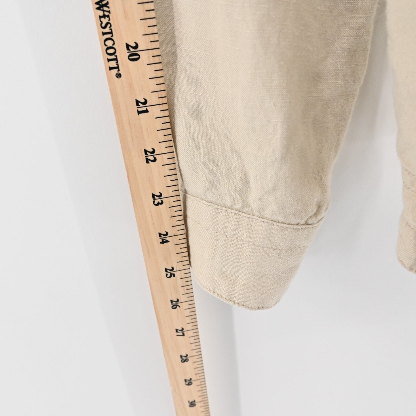 J MCLAUGHLIN Jacket Womens Size XS Beige Linen Blend Vista Utilitarian Cinch