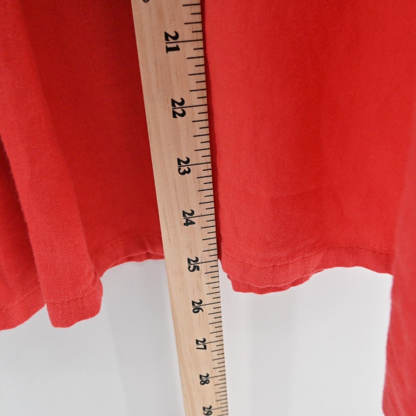 HAUTE HIPPIE Jumpsuit Size L Coral Linen Wide Leg Sleeveless Boho Festival Retro