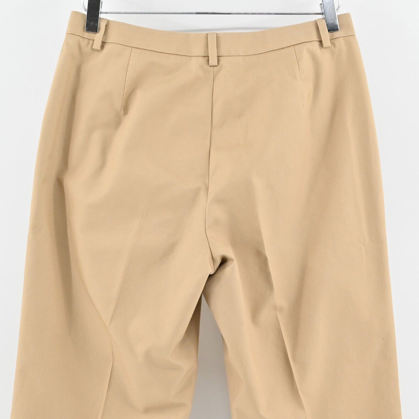 BROOKS BROTHERS Pants Womens Size 8 Wide Leg Advantage Chino Tan High Rise