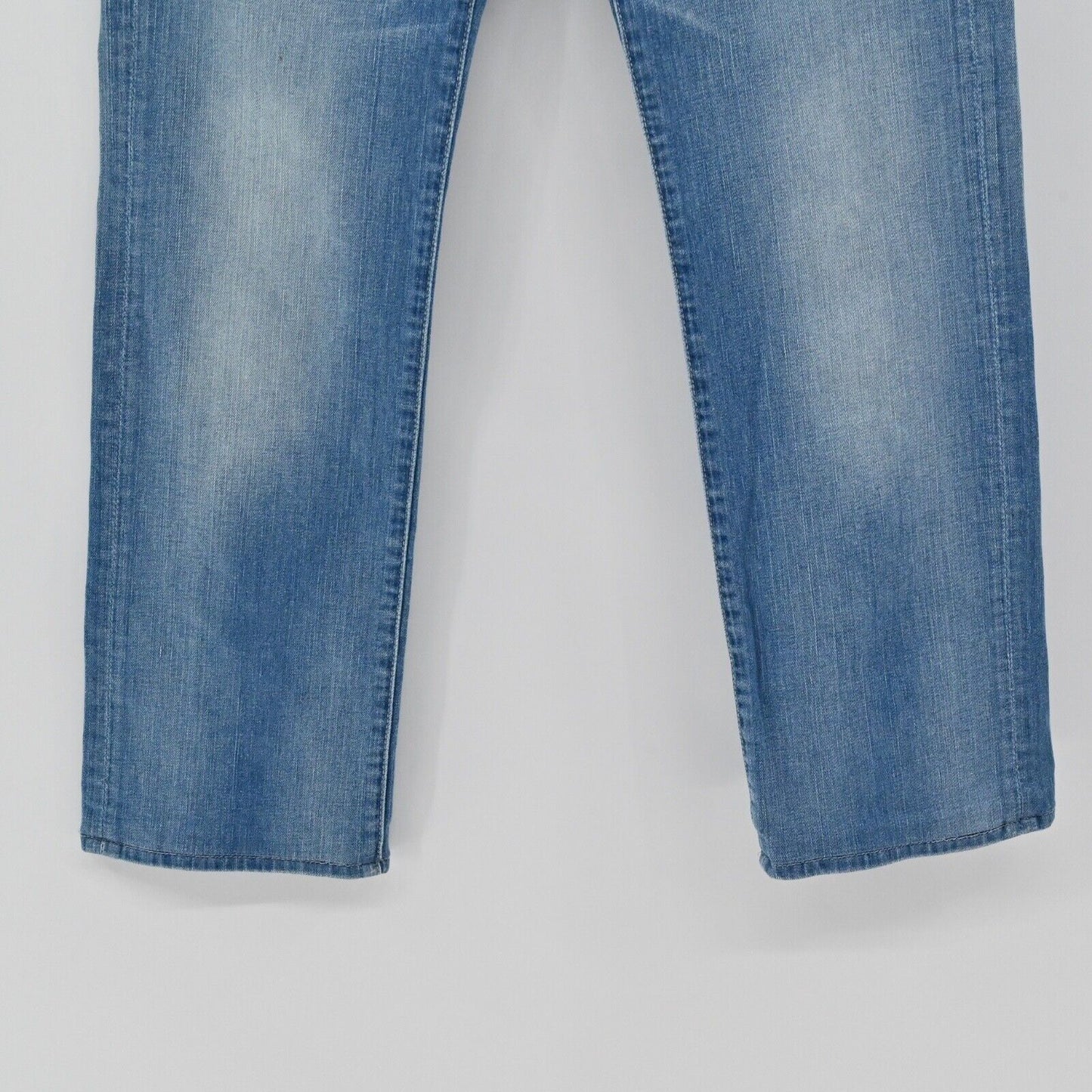 7 FOR ALL MANKIND Jeans Mens Size 31x29 Button Fly Straight Medium Wash Mid Rise