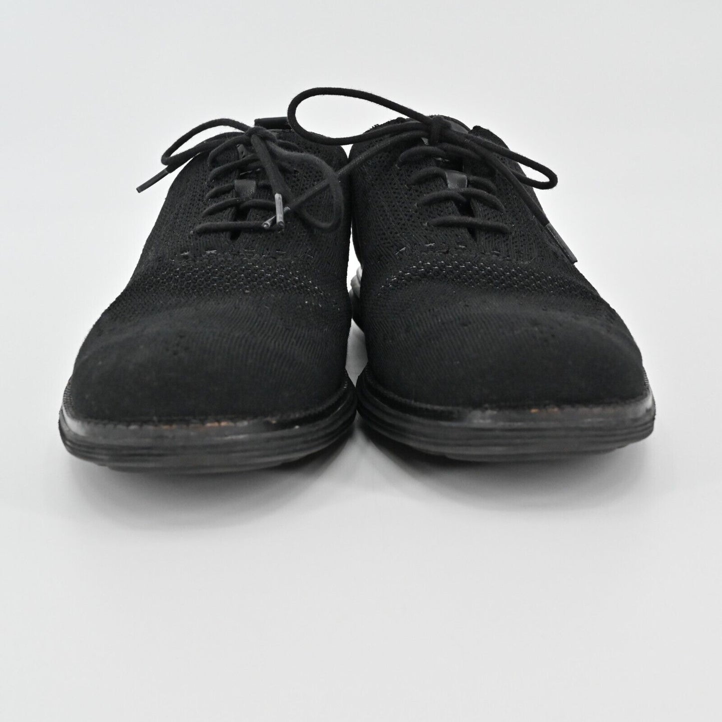 COLE HAAN Shoes Mens Size 12M ZeroGrand Black Wingtip Oxford Magnet Stitchlite