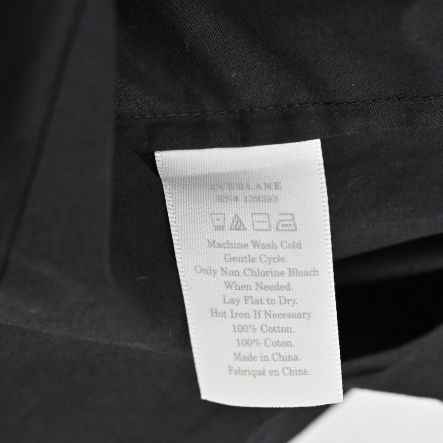 EVERLANE Black Dress Size XS Pleated Mini Sleeveless Cotton Retro Capsule Office