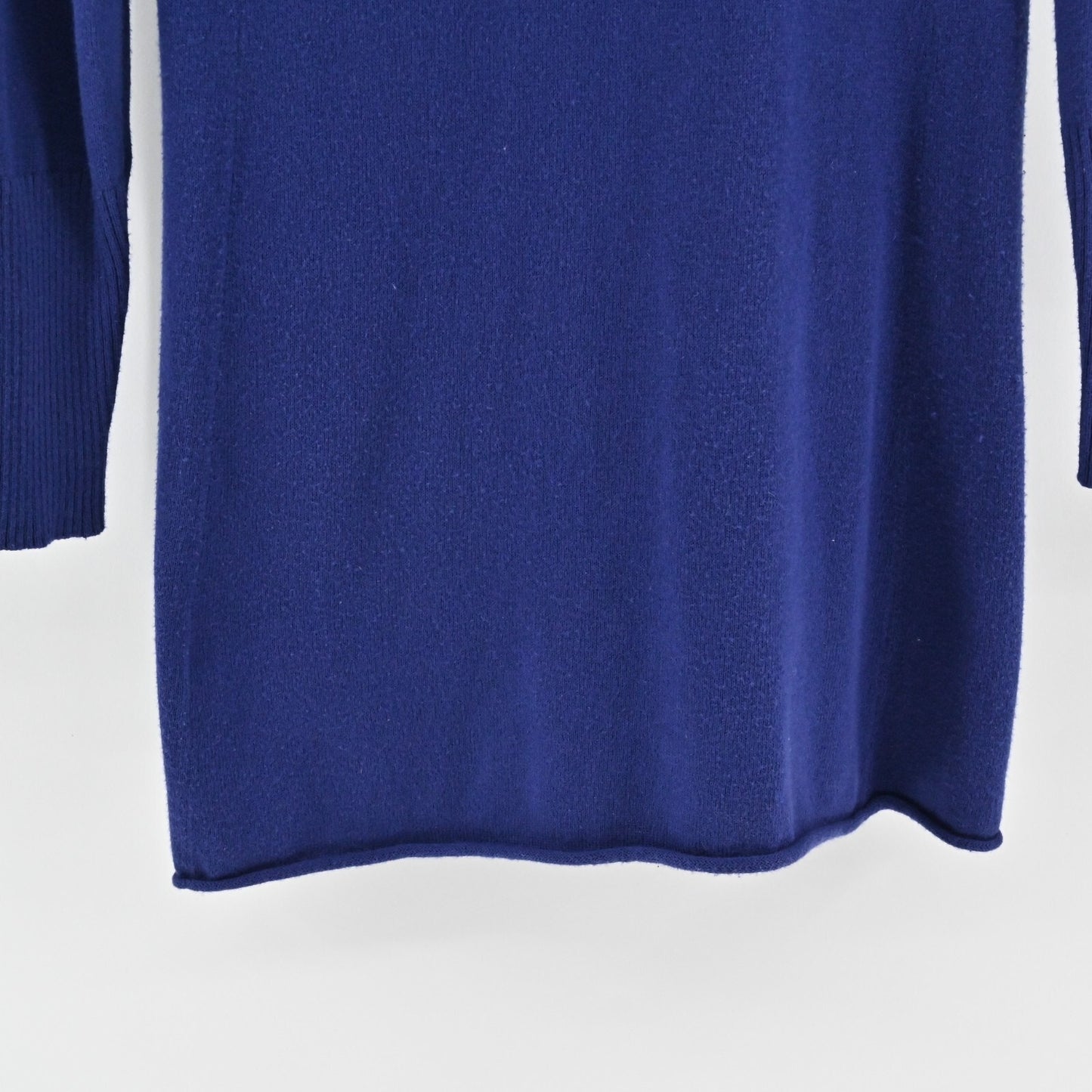EILEEN FISHER Cardigan Sweater Womens Size XS Cotton Cashmere Blend Knit Blue