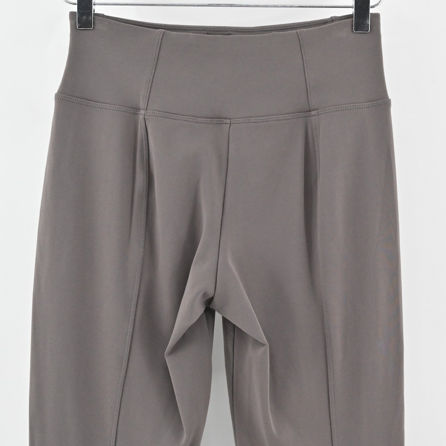 ATHLETA Womens Headlands Hybrid Pants Size 6 Tight Shale Gray Zip Pocket Pull On
