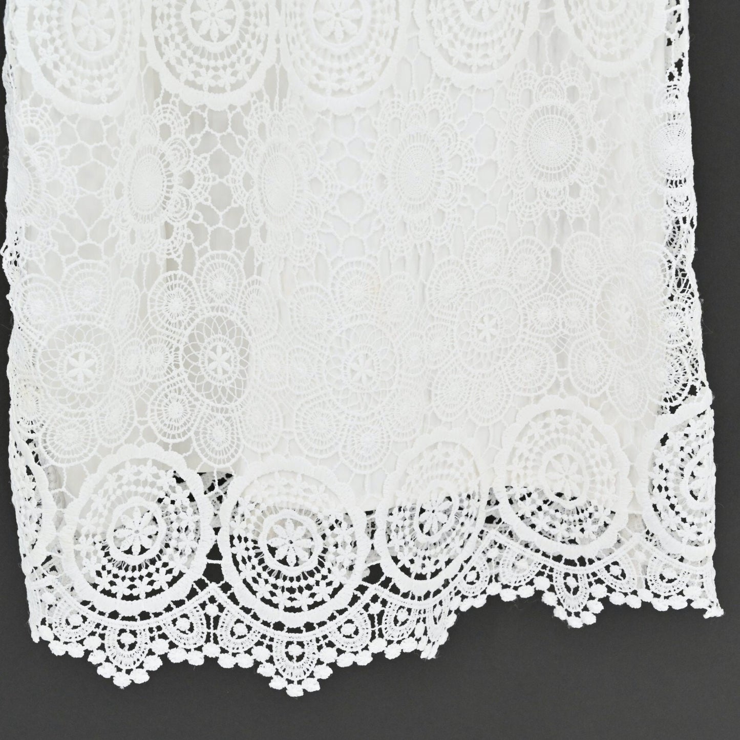 LIKELY Guipure Lace Dress Size 0 White Bridal Crochet Mini Sleeveless Sheath