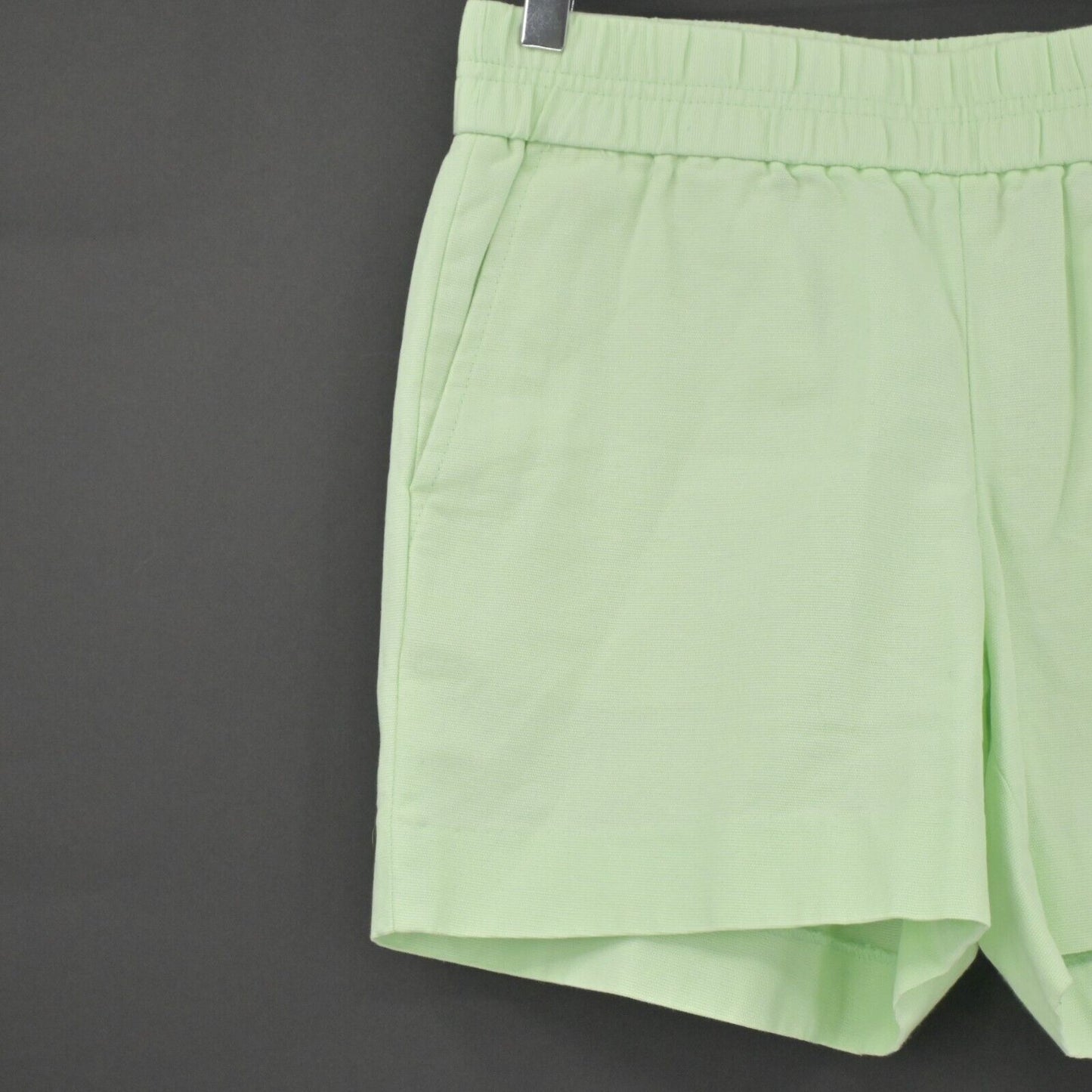 J CREW Shorts Womens Size 4 Boardwalk Pull On Green Pastel Preppy Casual Coastal