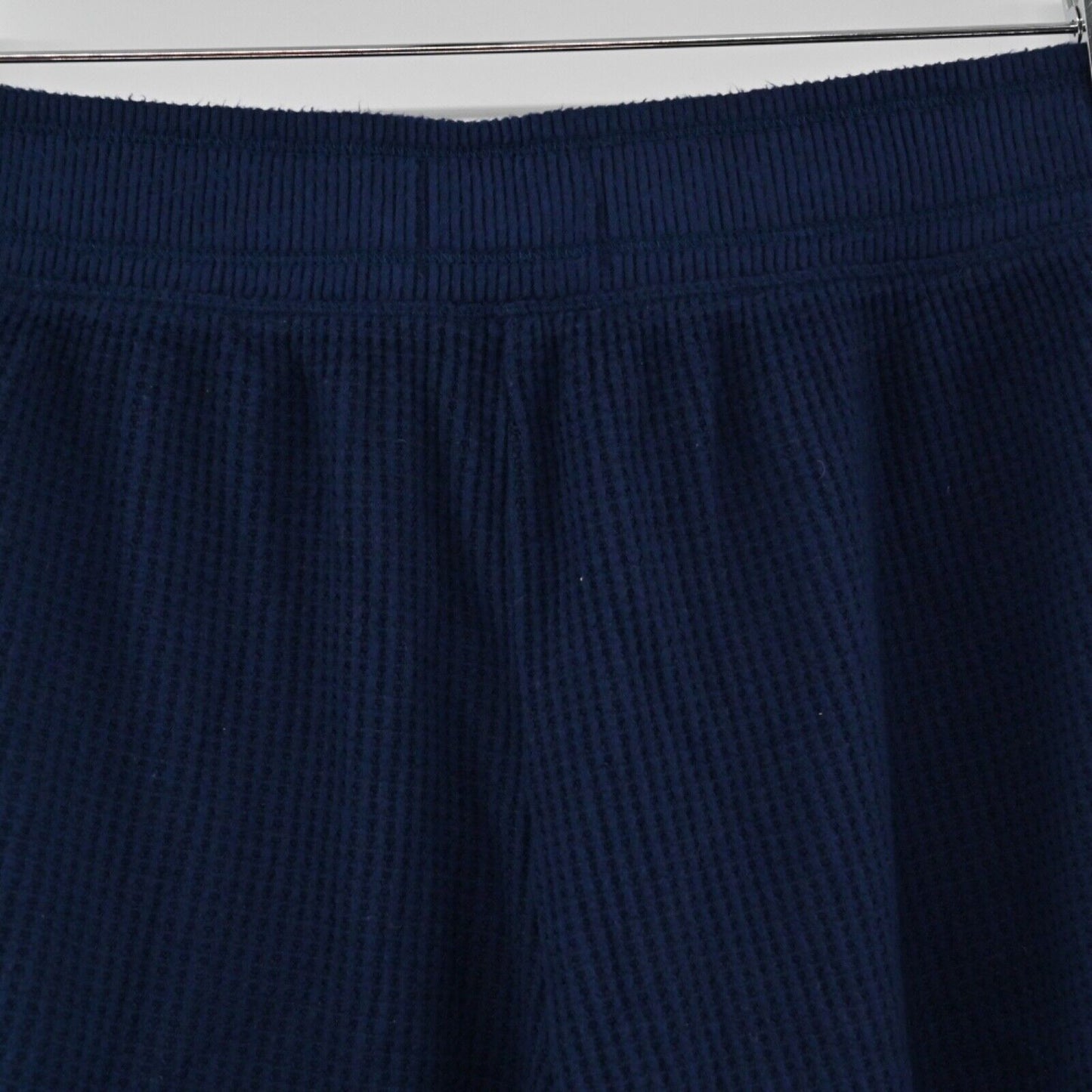 ANTHROPOLOGIE Shorts Womens Size S Blue Wendy Waffle Knit Lounge SATURDAY SUNDAY