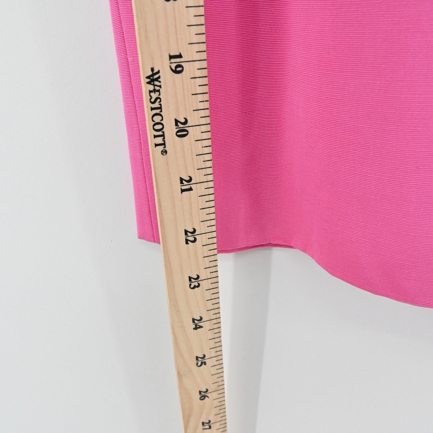 Vtg 90s Dana Buchman Skirt Suit Set Size 8/10 Pink Cotton Academia Preppy Career