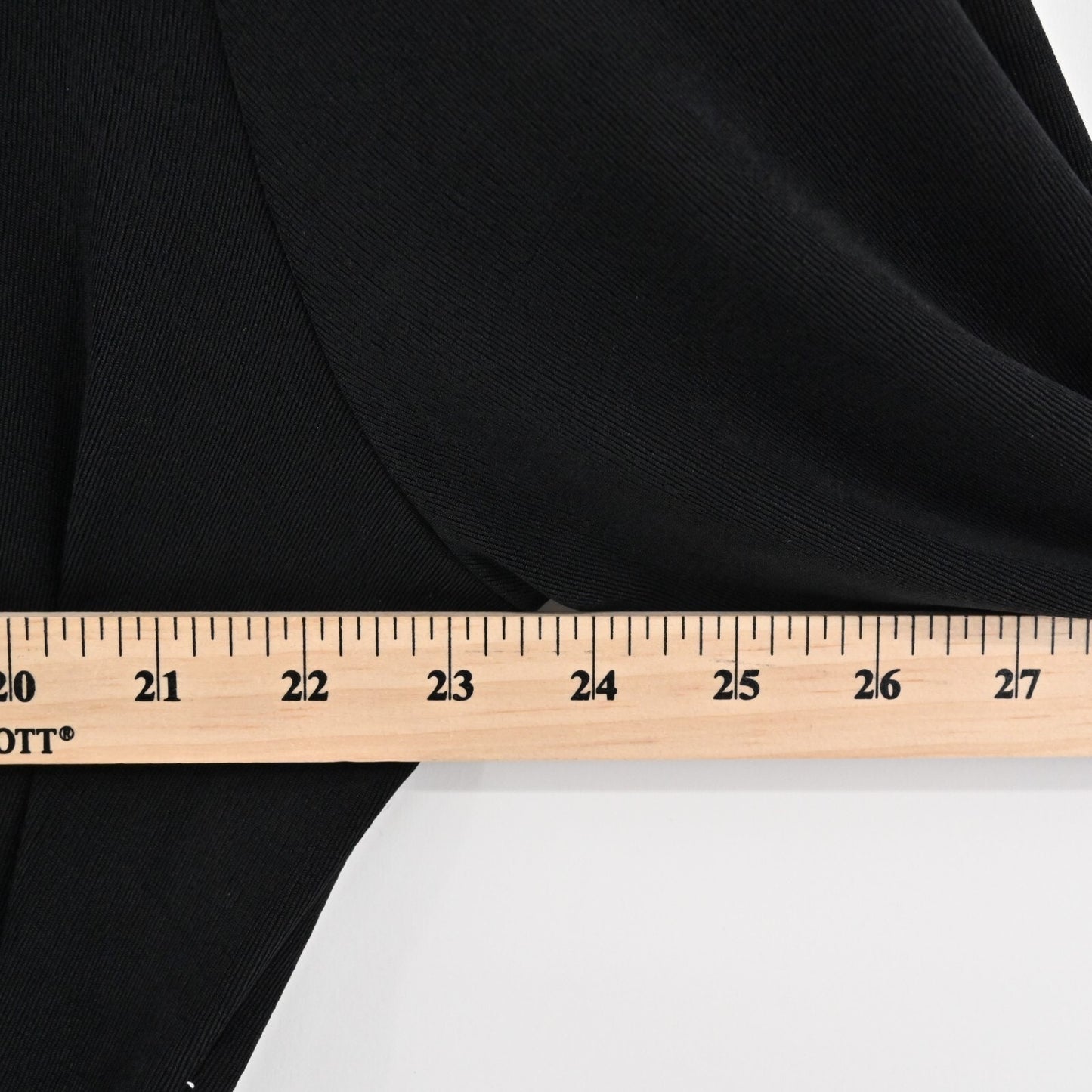 CHICOS Travelers Dress Size L Solid Black Rosemary Faux Wrap Minimalist Capsule