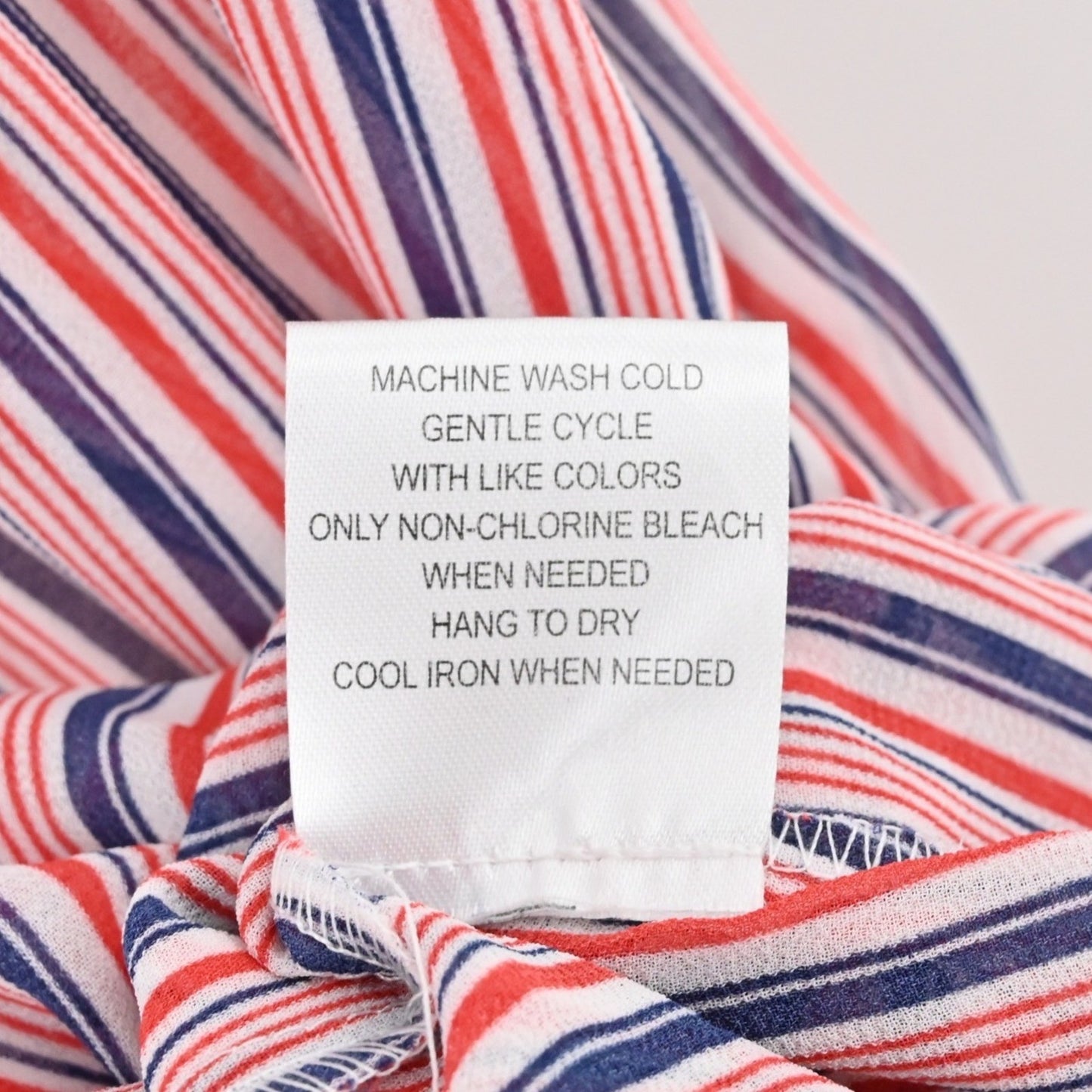 Modcloth Striped Button Front Midi Dress Size L Ruffle Nautical Retro Red Blue