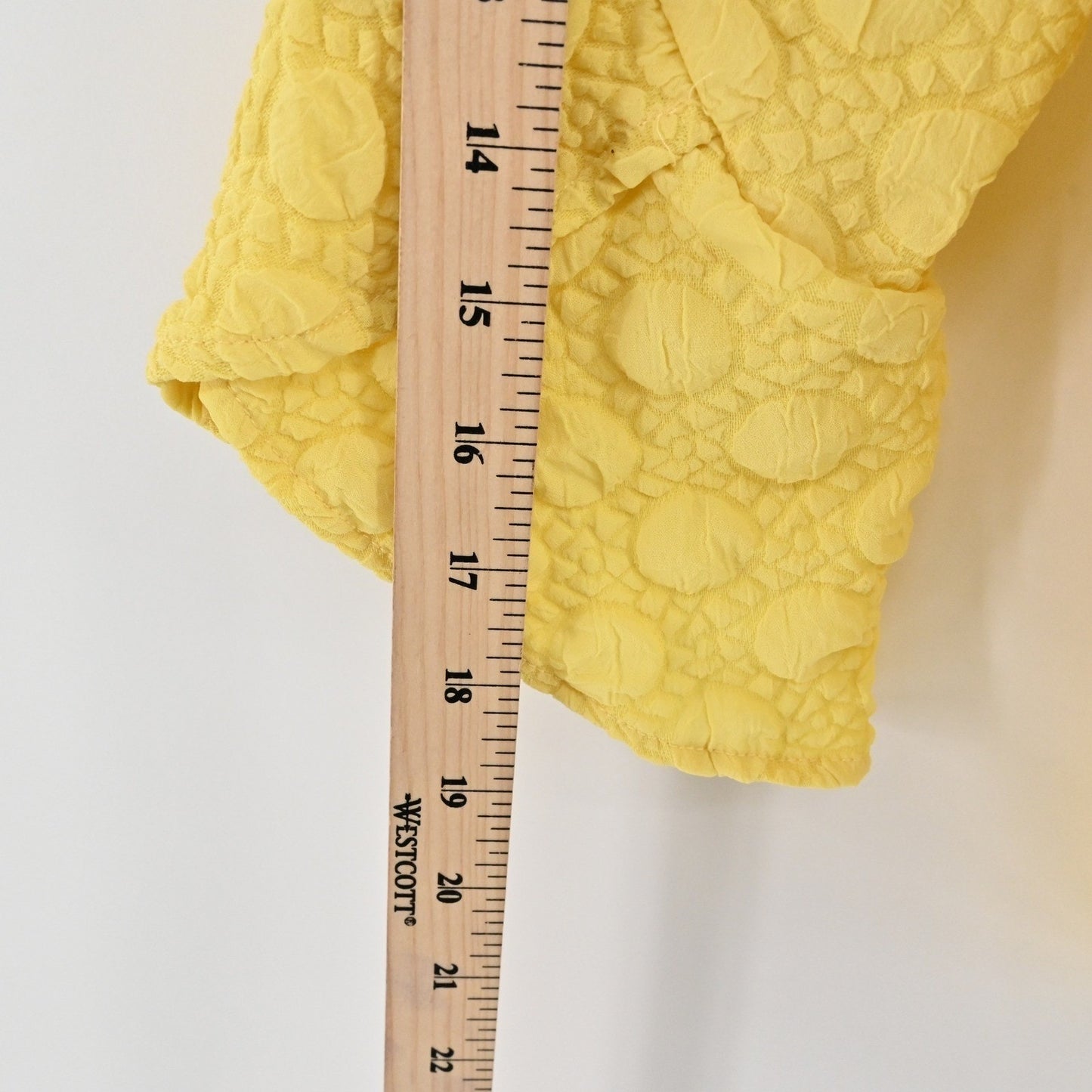 IC By Connie K Womens Yellow Jacket Size S Textured Sunny Zip Front Collarless