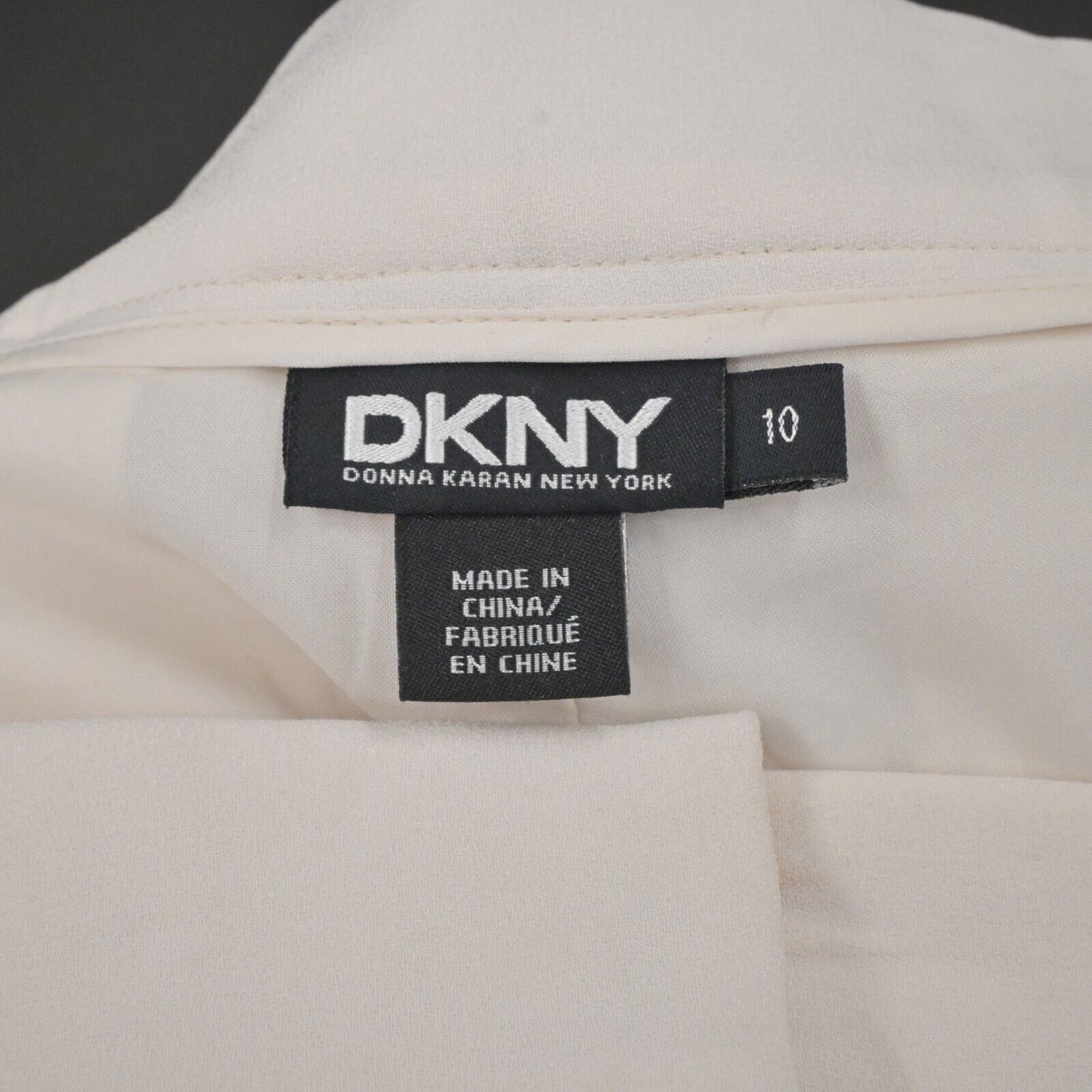 DKNY Pants Womens Size 10 Wide Leg Pleat Font Blush Pink Trouser High Waisted