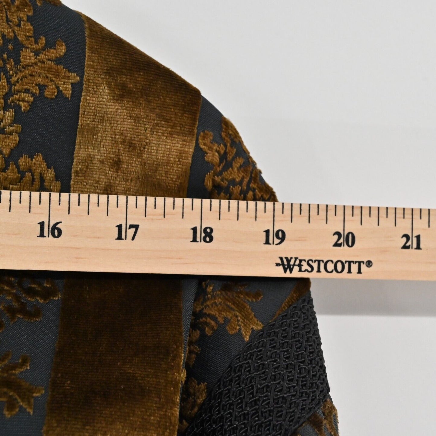 Vtg MAX MABEL Jacket Womens Sz L Velveteen Animal Print Floral Mob Wife Blazer