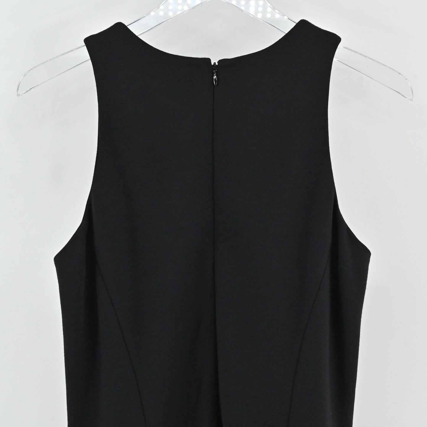 J McLaughlin Black Sleeveless Sheath Dress Size M Minimalist Career Corpcore