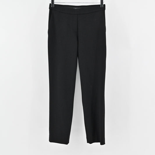 THEORY Pants Womens Size 0 Thaniel K2 Rave Trouser Black Stretch Corpcore NEW