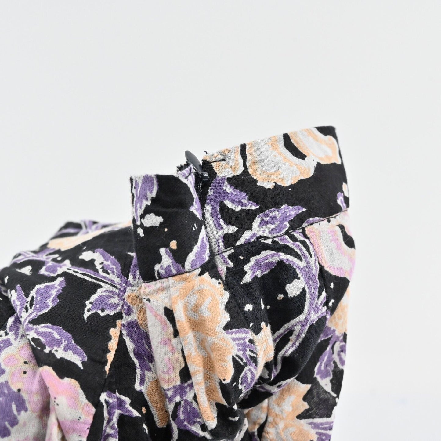 FREE PEOPLE Skirt Sz 4 End of the Island Godet Mini Multicolor Floral Ditzy Boho