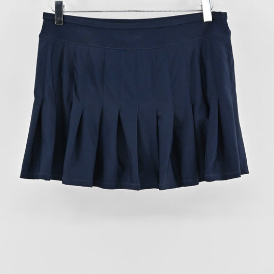 Lucky in Love Pleated Tennis Skort Size M Navy Blue Golf Athletic Pickle Ball