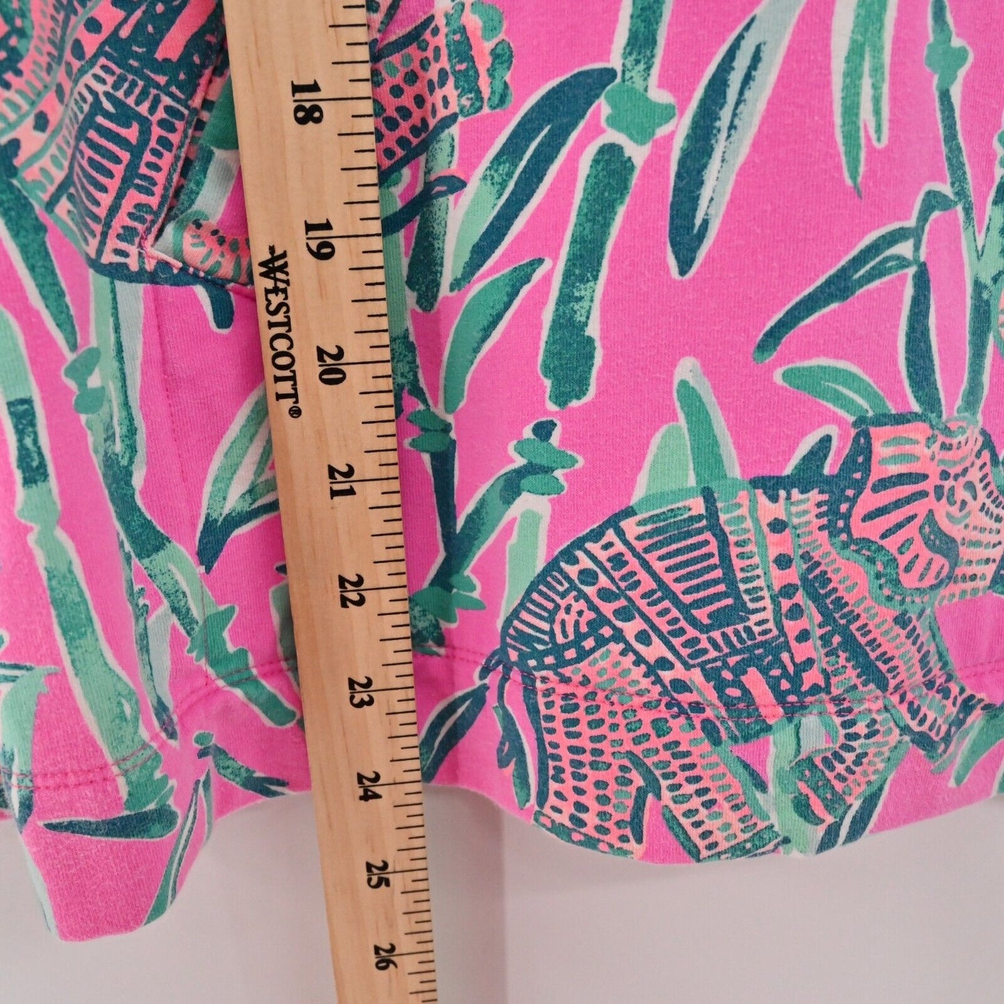 LILLY PULITZER Pullover Womens Size S Skipper Popover Quarter Zip Extra Lucky