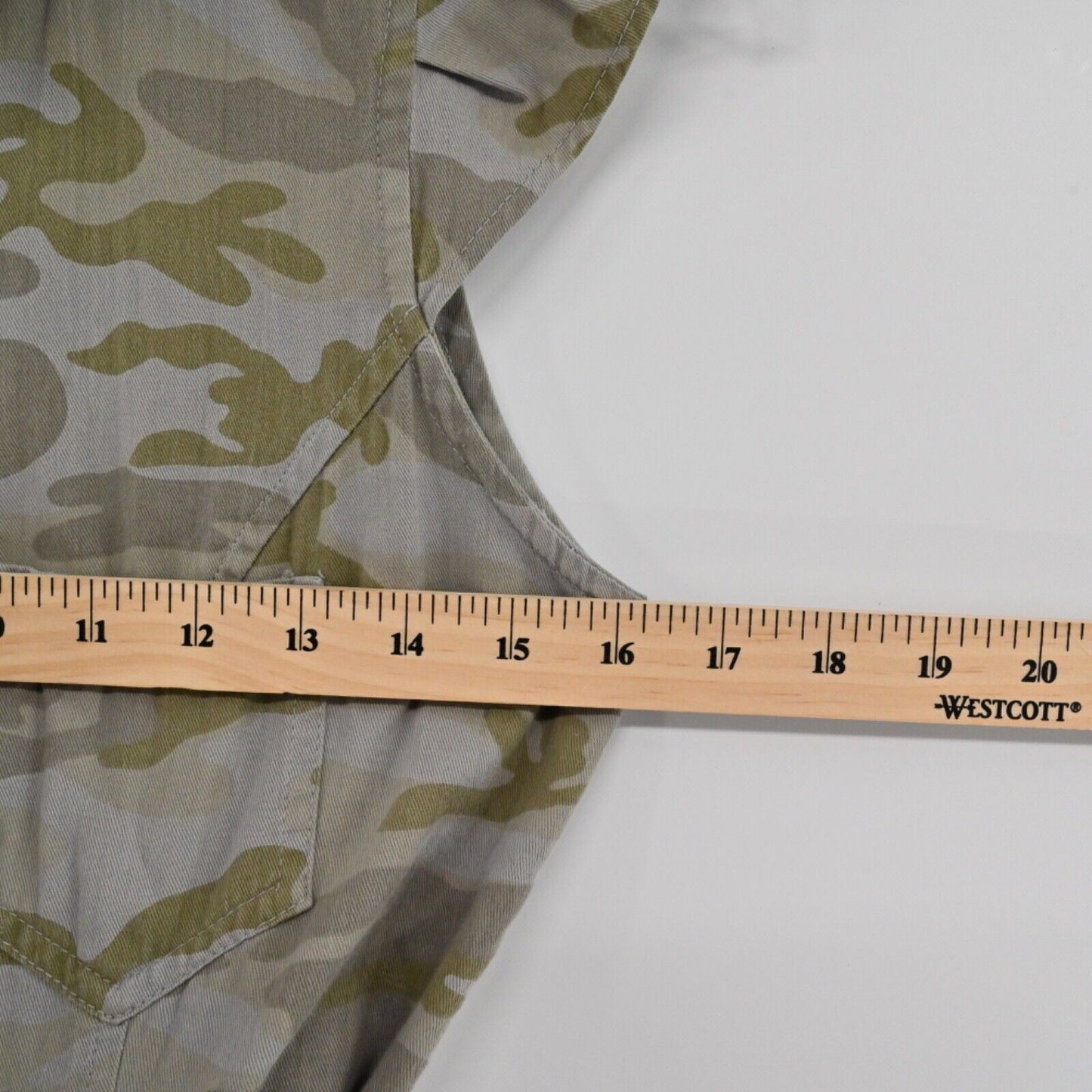 HARD TAIL Dress Womens Sz XS Camo 100% Cotton Belted Button Front Cap Sleeve Y2k
