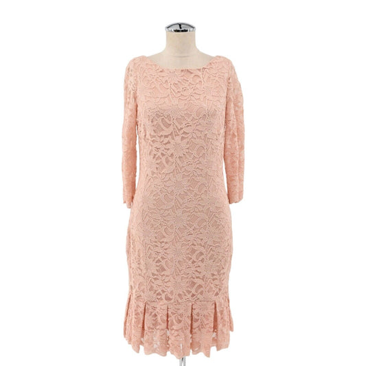 CALVIN KLEIN Dress Womens Size 8 Blush Pink Lace Sheath Special Occasion Office