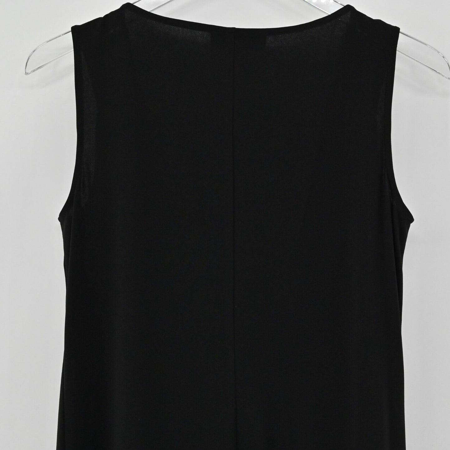 RM RICHARS Dress Size 8 Sleeveless Black Silver Chain Detail Scoop Neck Cocktail