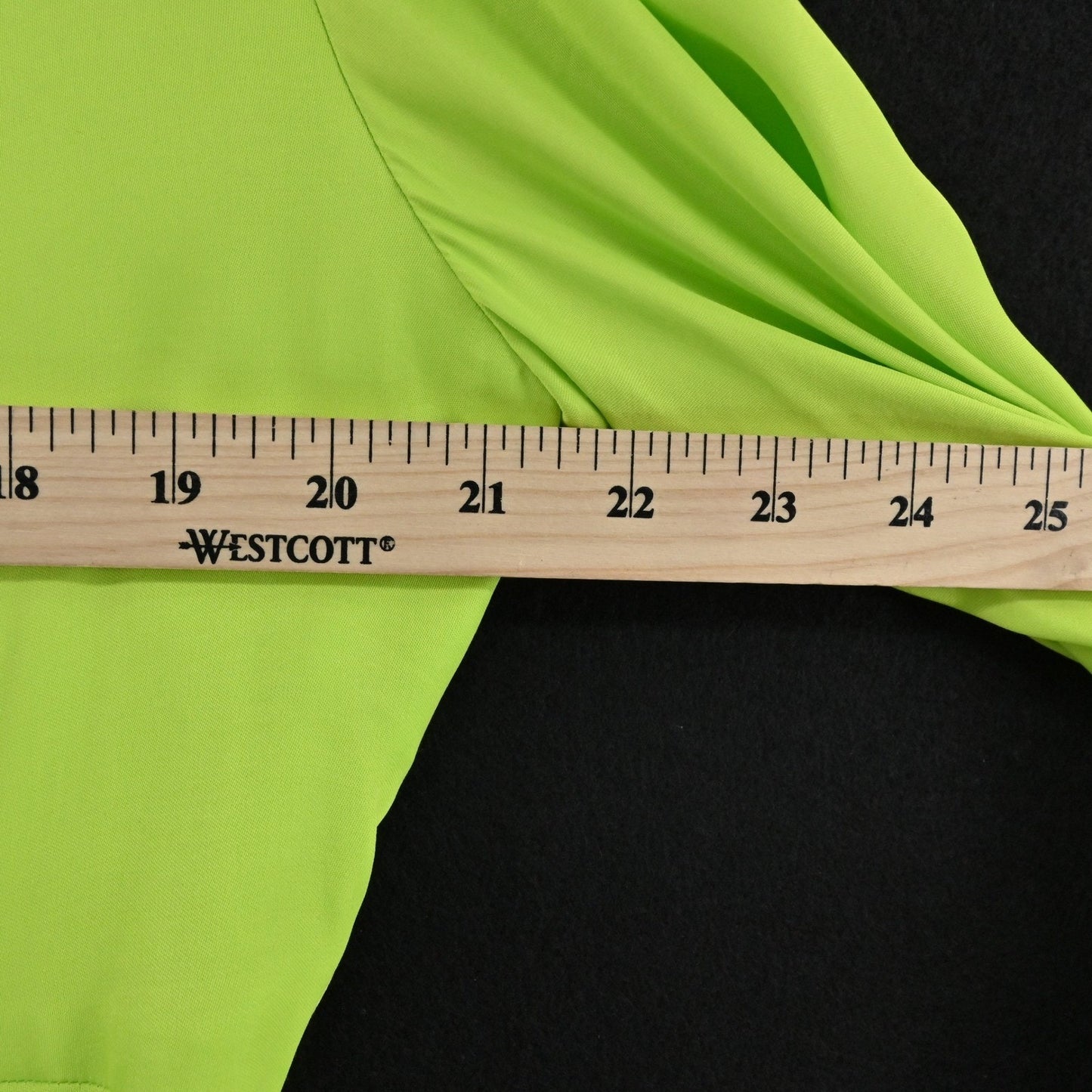 FARM Rio Lime Green Midi Dress Size 1X Cut Out Detail Long Sleeve Dopamine Boho