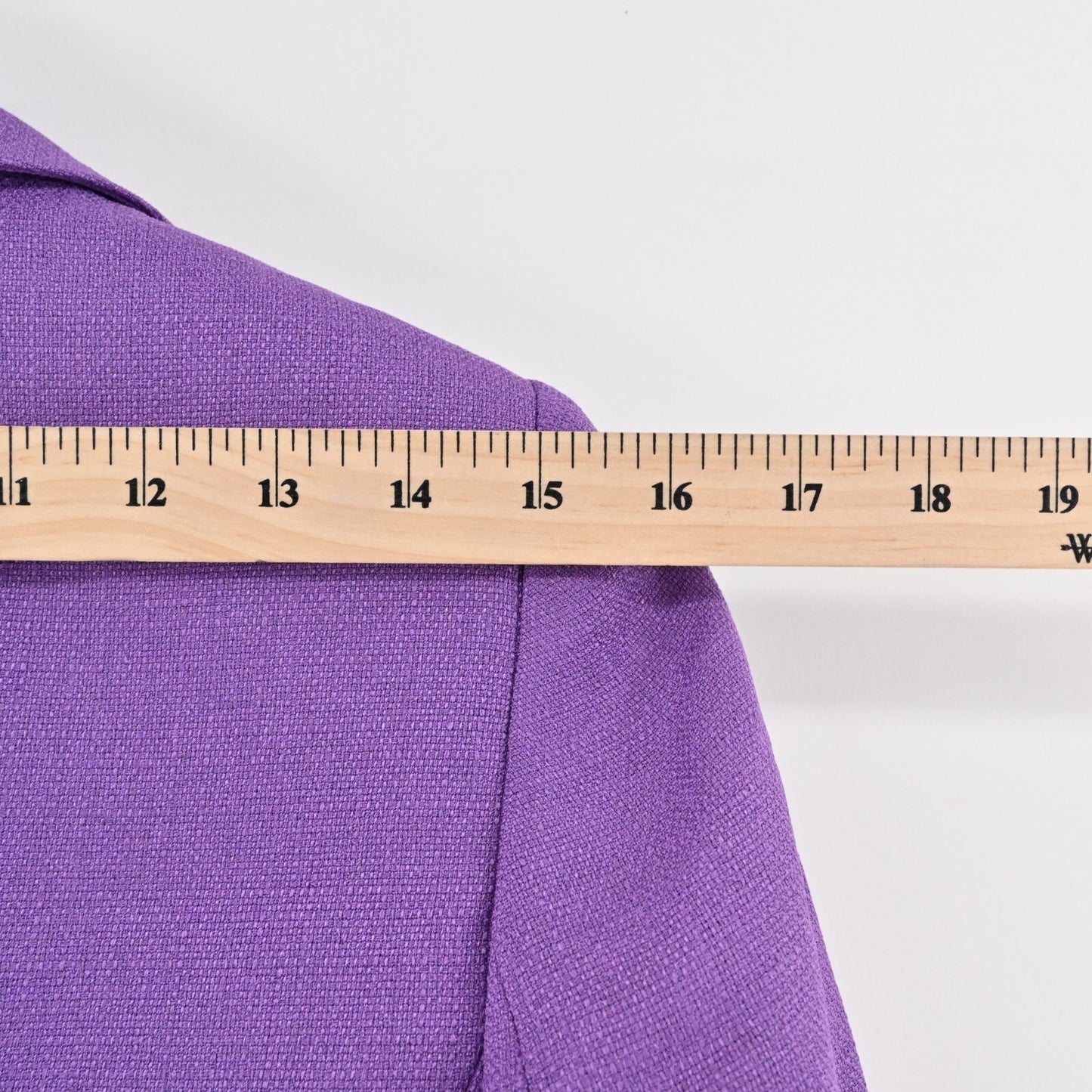 Vtg NIPON BOUTIQUE Skirt Suit Set Sz 2P Purple Floral Embroidered Art Statement