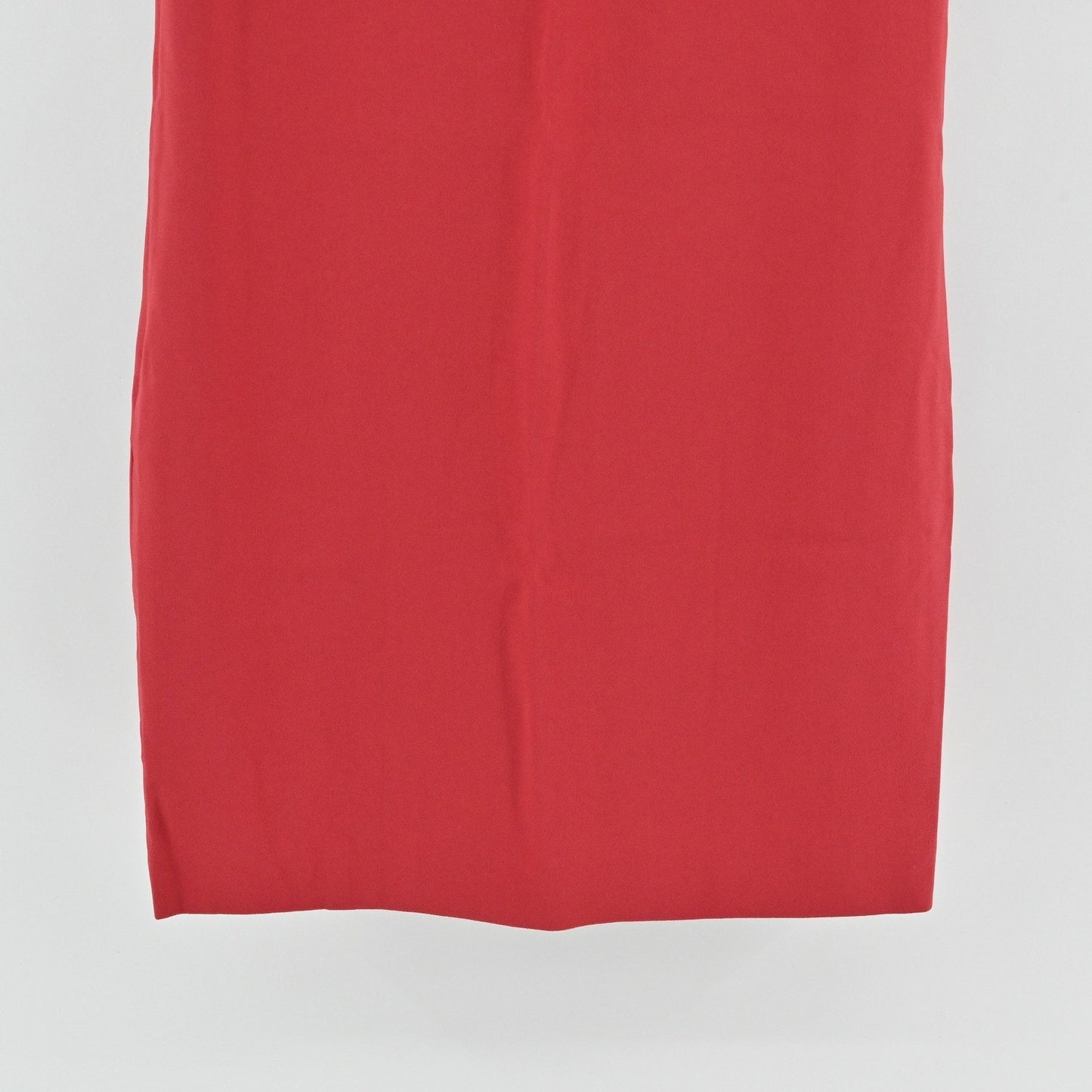 Theory Rosina Crepe Shift Dress Sleeveless Size 0 Red V Neck Career Date Night