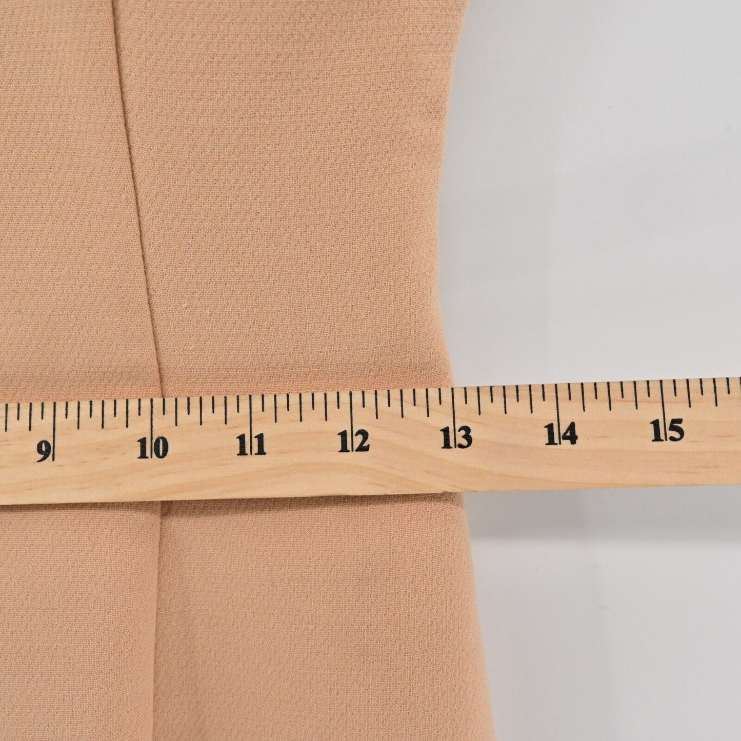 AQUA BY AQUA Dress Womens Size 8 Parnassus Woven Mini Nude Padded Shoulders