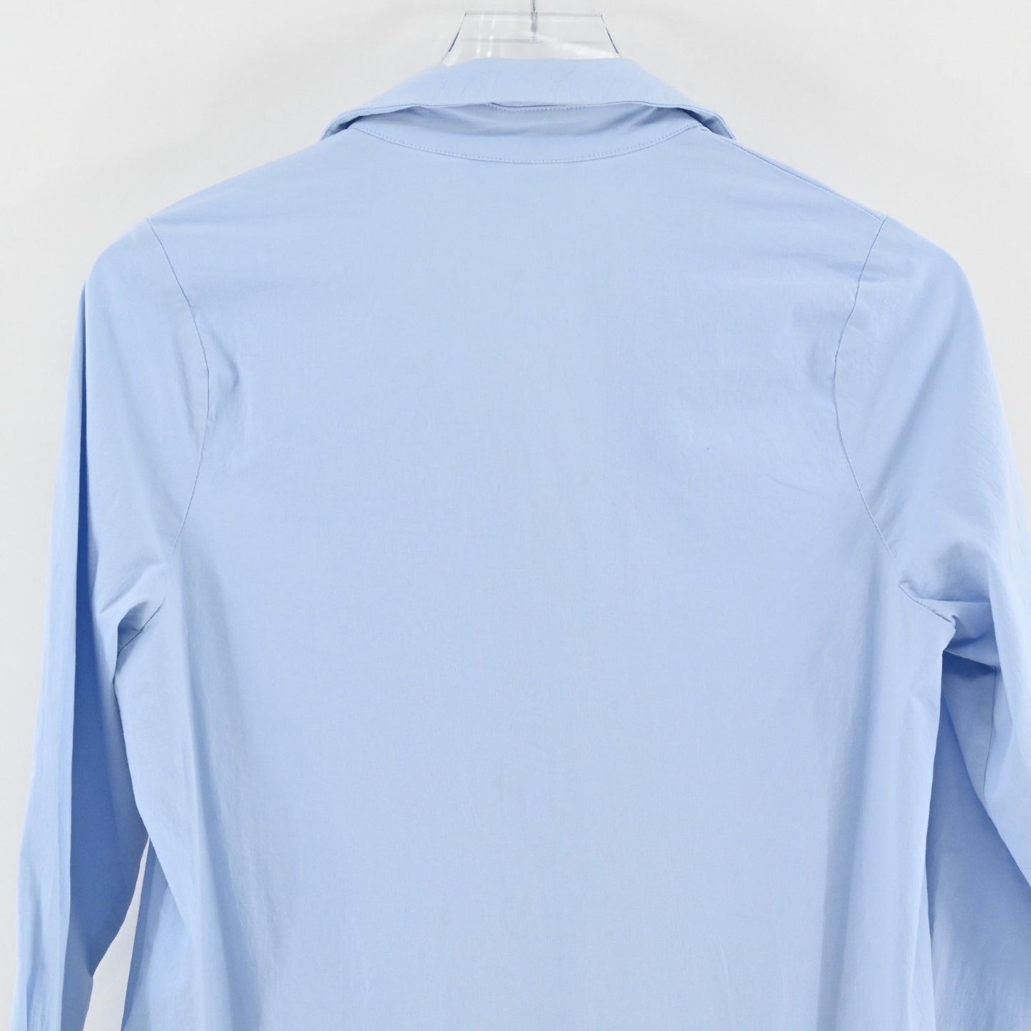 Tuckernuck Cleia Dress Size M Drop Waist Pomander Place Light Blue Swing Collar