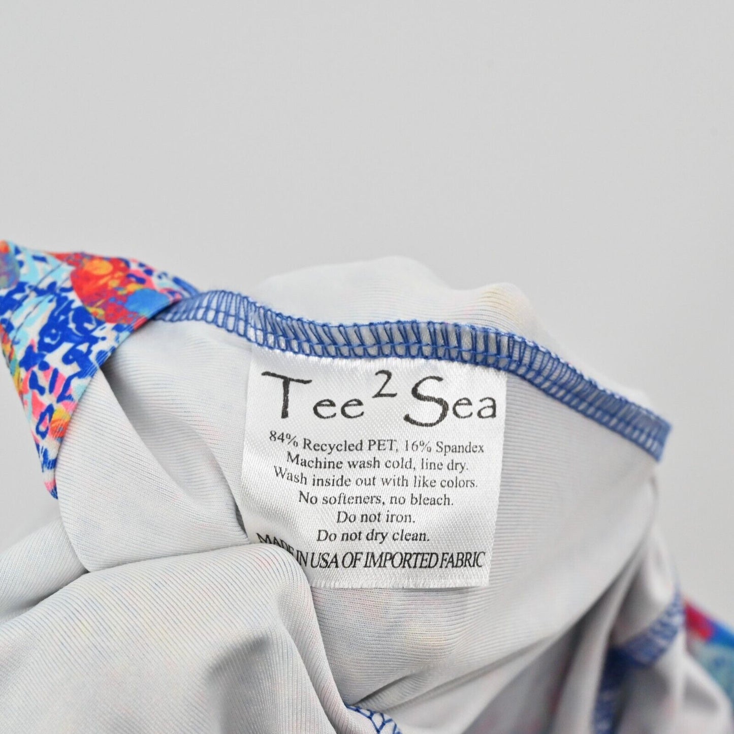 TEE 2 SEA Jacket Womens Size S Multicolor Printed Long Sleeve Mock Neck Zip Up