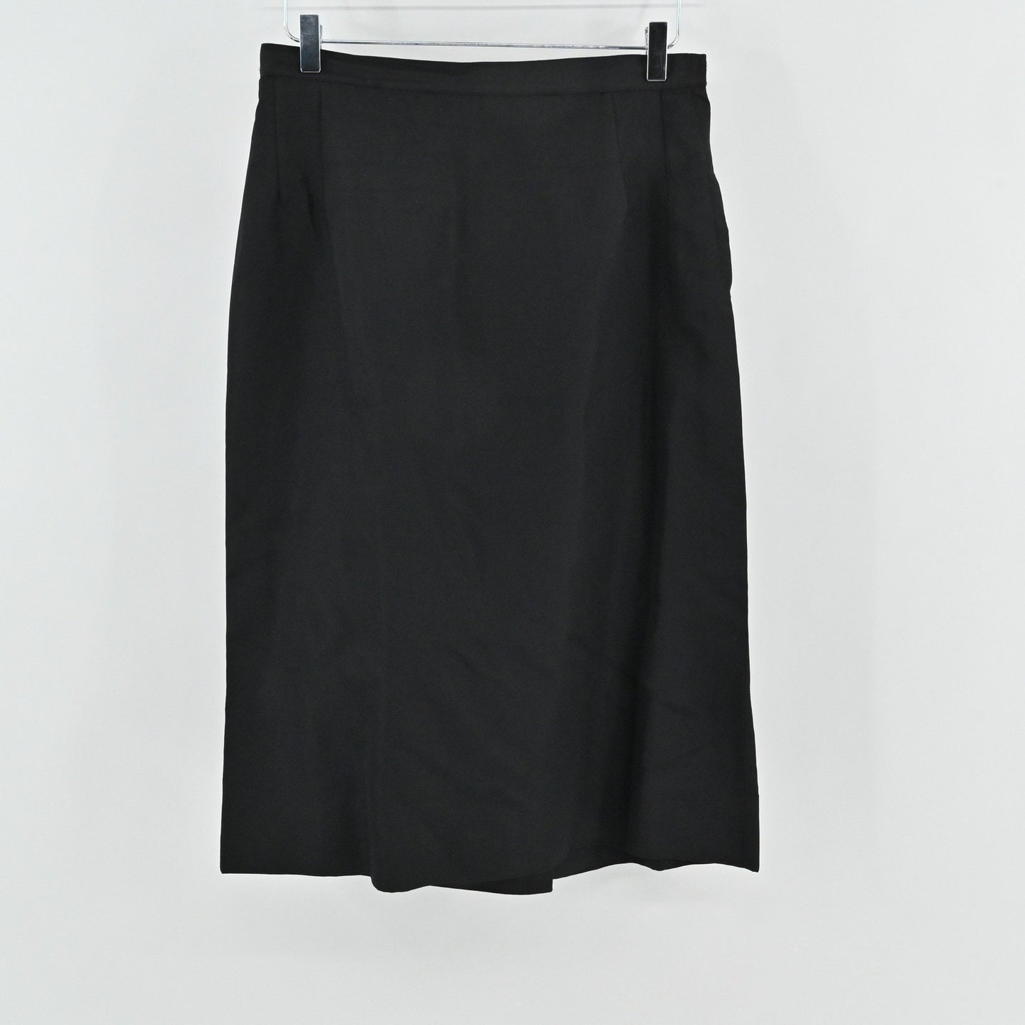 True Vintage 60s Black Skirt Suit Set Size S Blazer Pencil Secretary Movie Prop