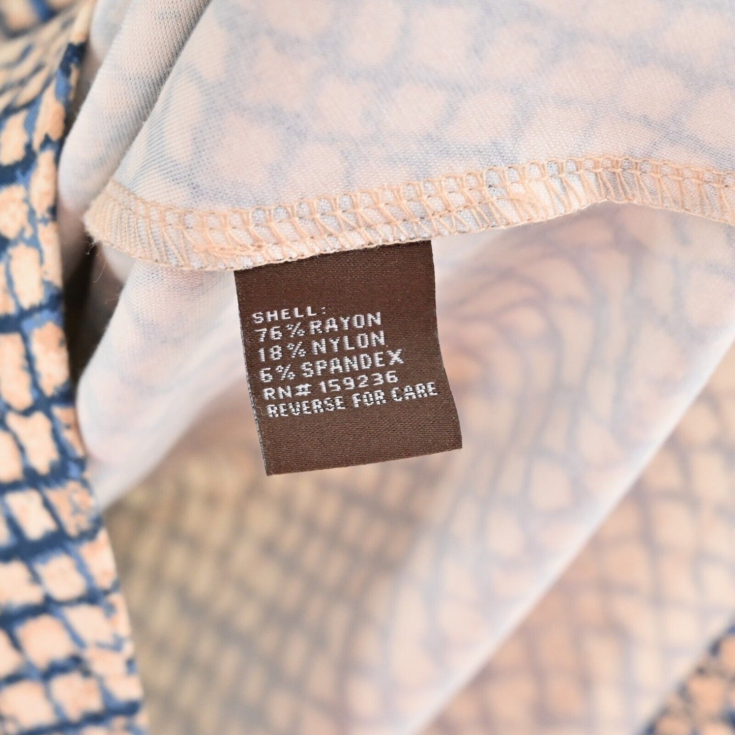 J MCLAUGHLIN Dress Size XS Catalina Cloth Ruched Sheath Quarter Sleeve Printed