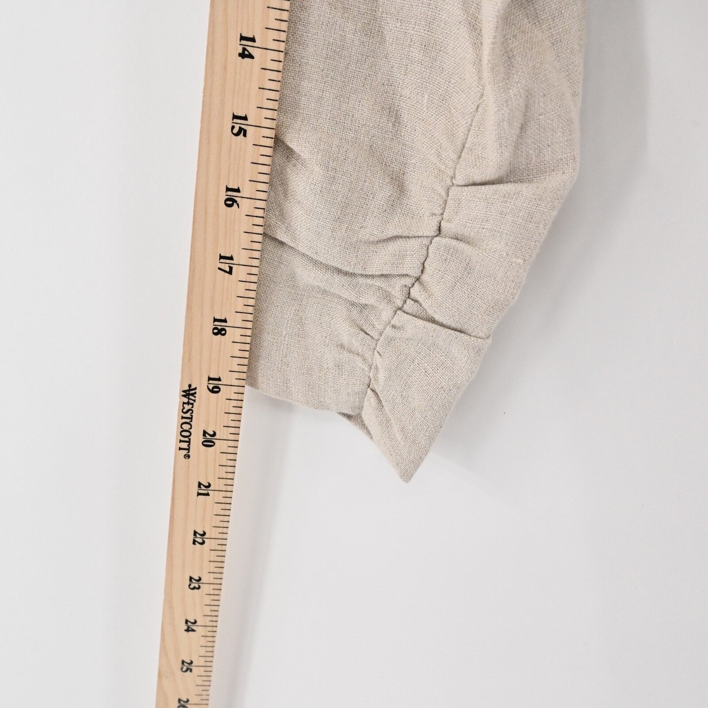 MICHAEL KORS Womens Ruched Linen Blazer Sz 0 Beige 3/4 Sleeve Office Career NEW