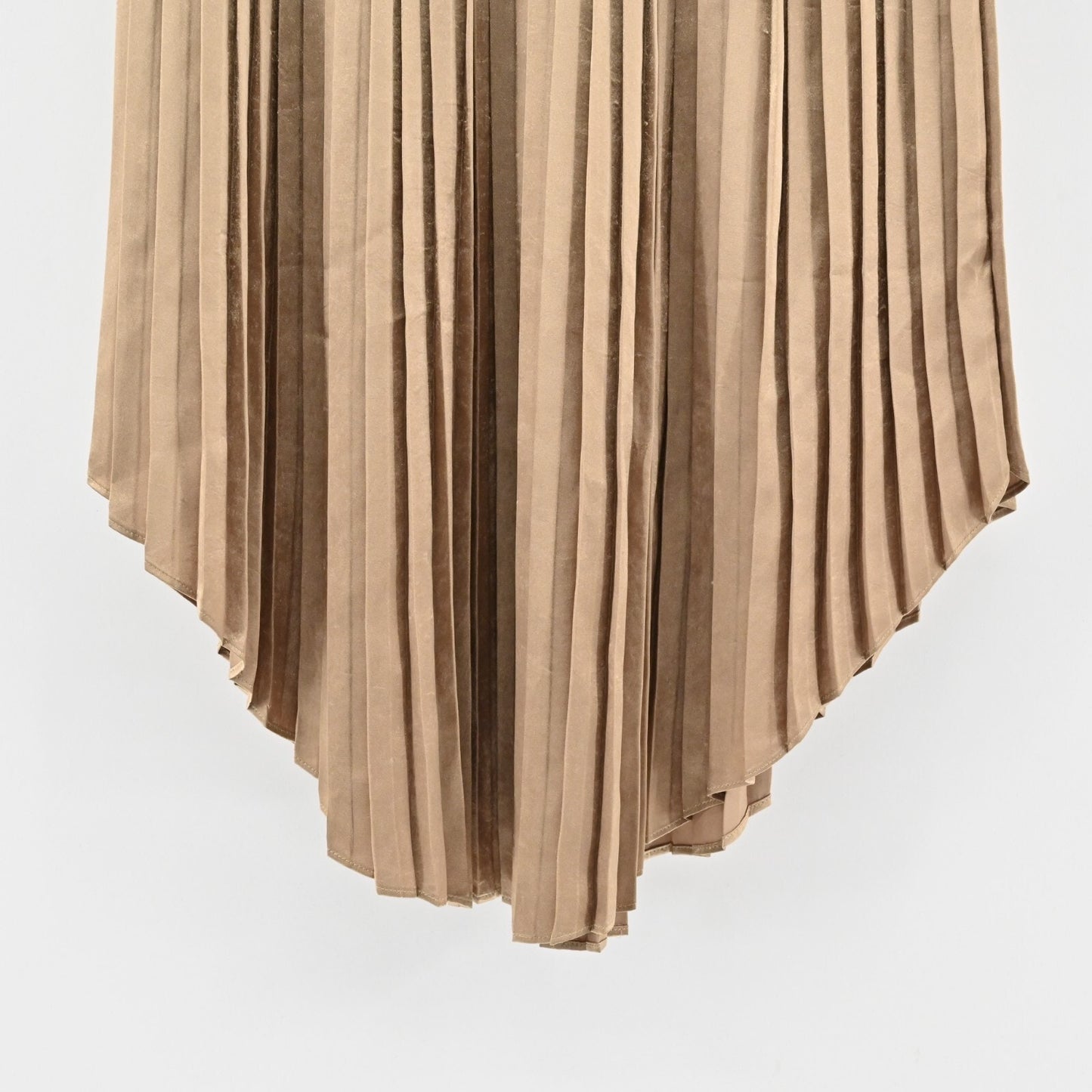 Joie Skirt Womens Size XS Pleated Elastic Waist Pull On Knee Length Gold Capsule