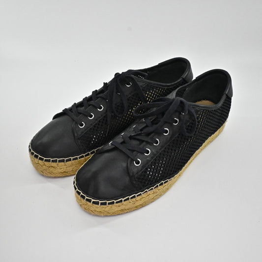 Marc Fisher Womens Macey Mesh Platform Espadrille Sneakers Size 11 Black